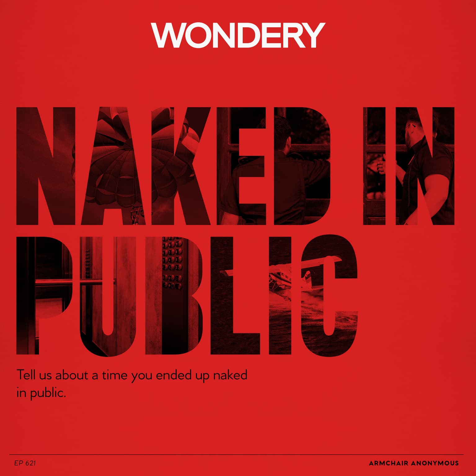 Armchair Anonymous: Naked in Public artwork