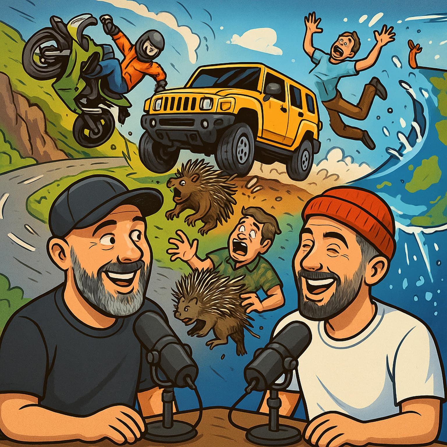 507: Porcupine quills and a butt boil artwork