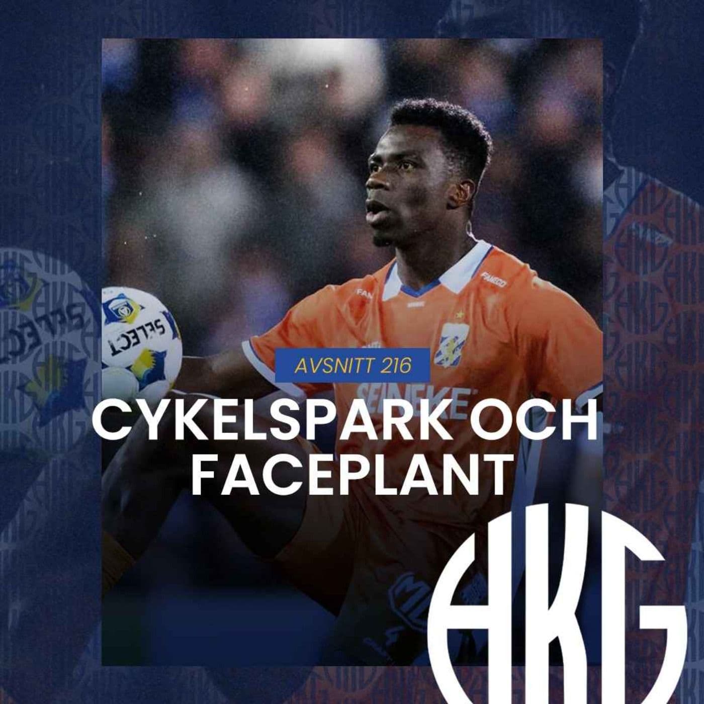 Cykelspark och faceplant artwork