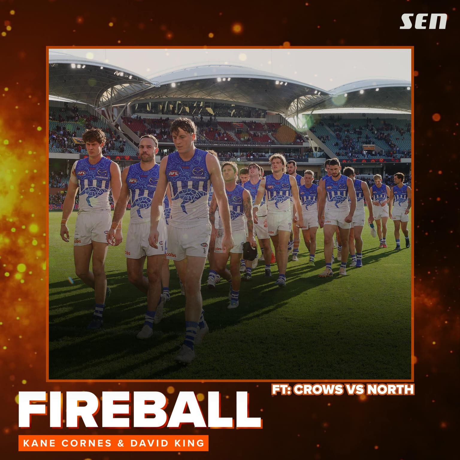 "Is there any danger of the key posts holding up?" | First Thoughts - Adelaide vs North Melbourne (18.05.26) artwork