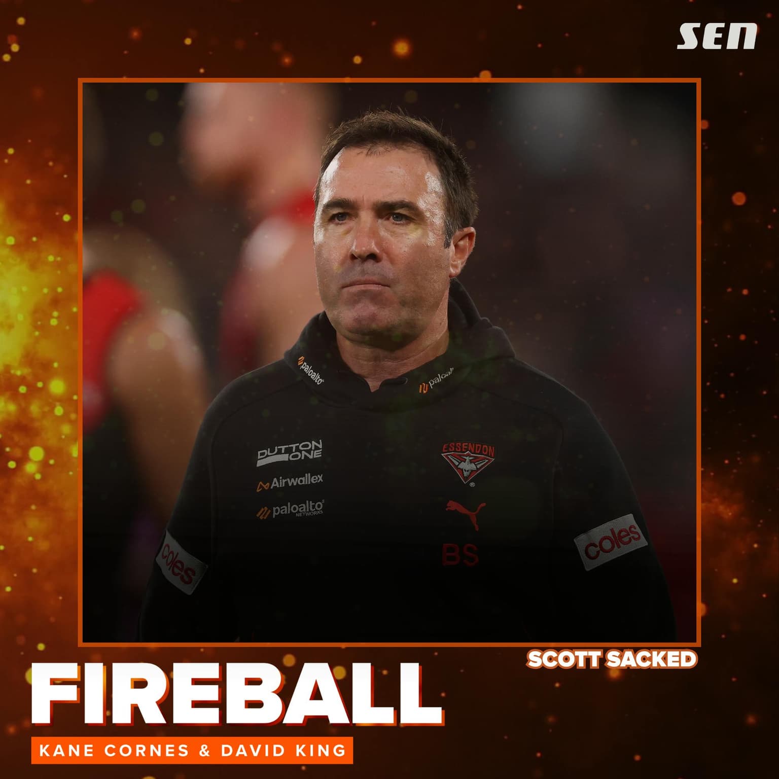 EMERGENCY FIREBALL POD - Brad Scott Sacked (26.05.26) artwork