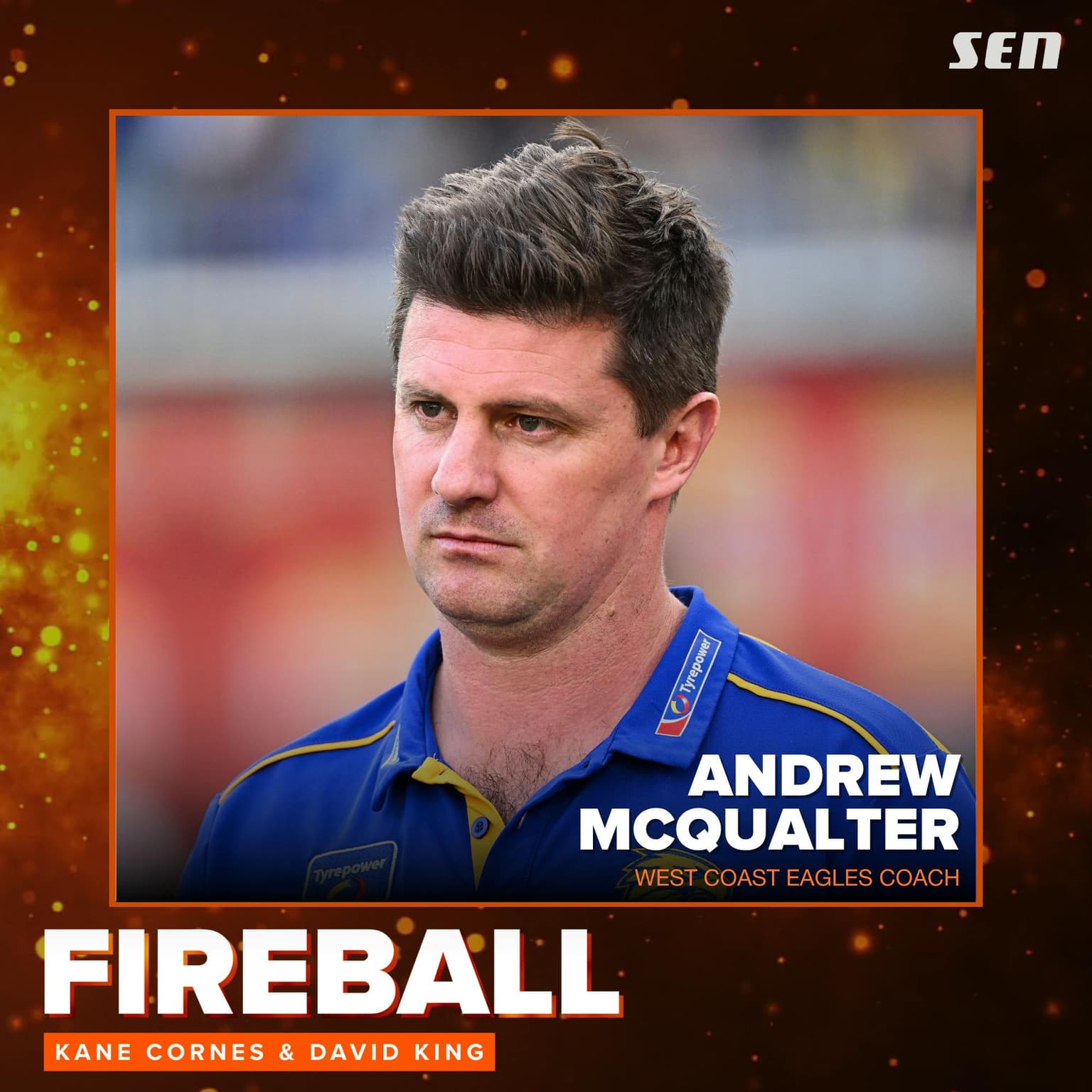 West Coast Eagles coach Andrew McQualter (22.05.26) artwork