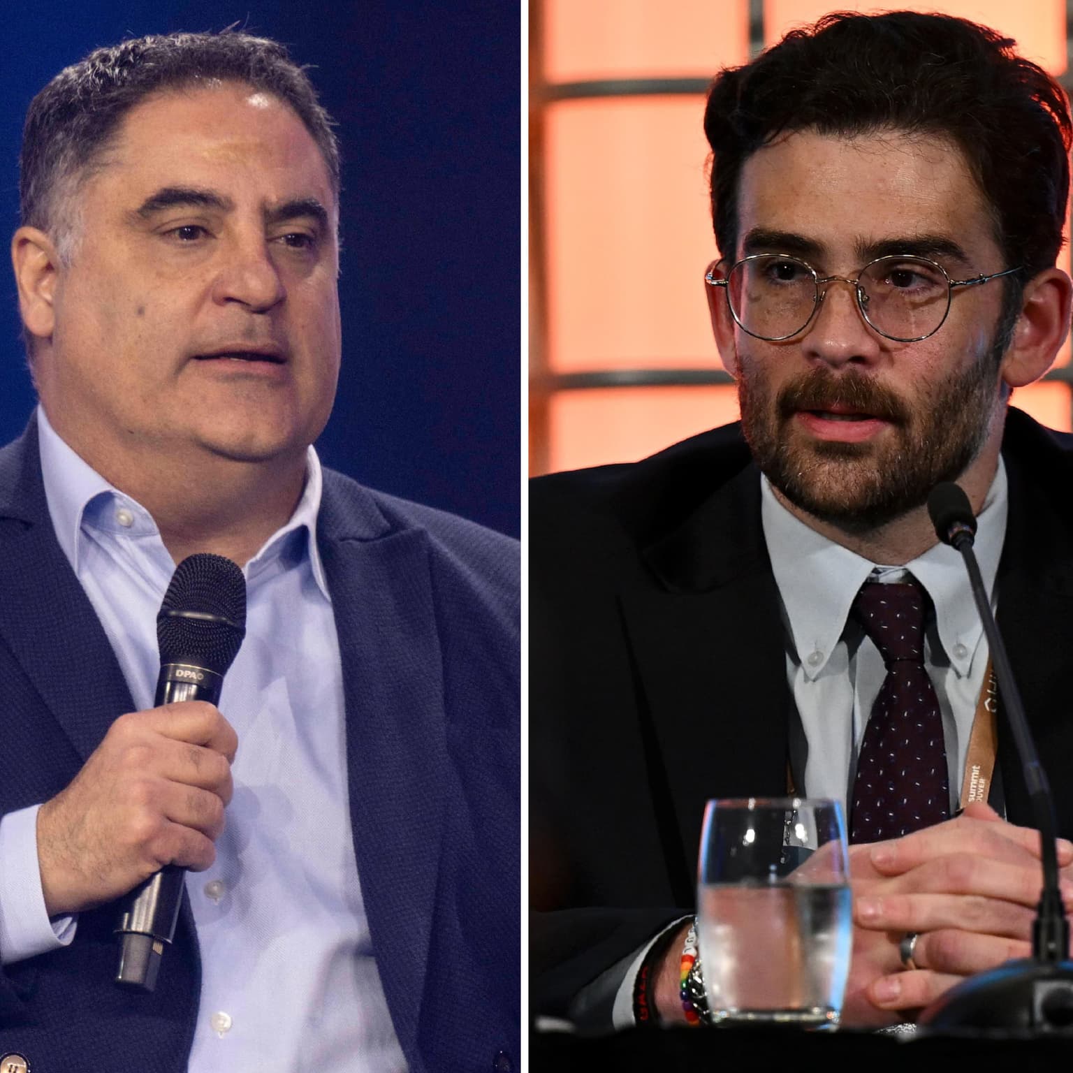 Cenk Uygur and Hasan Piker: the US commentators banned from the UK artwork