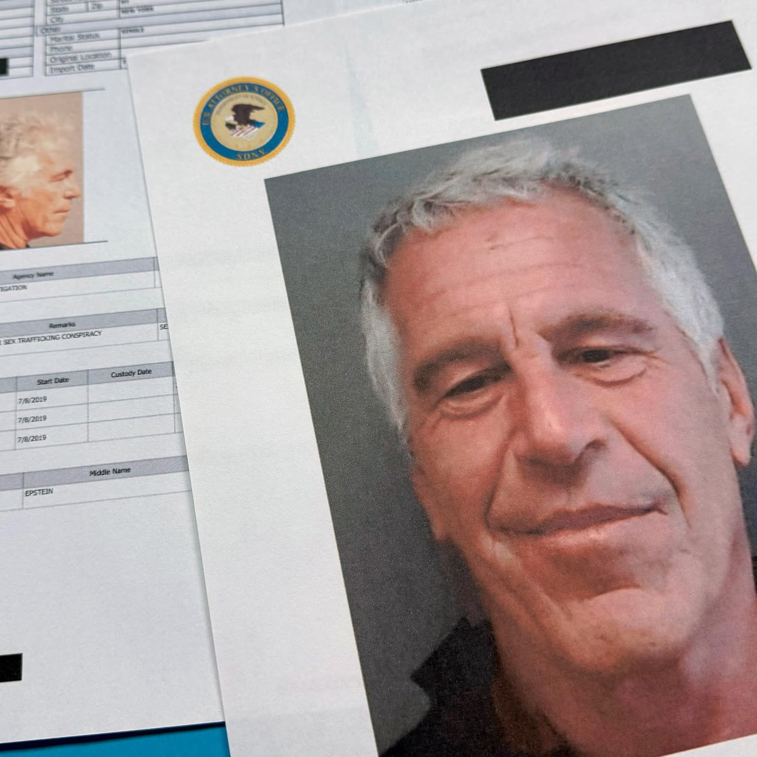 A survivor on the Epstein Files artwork