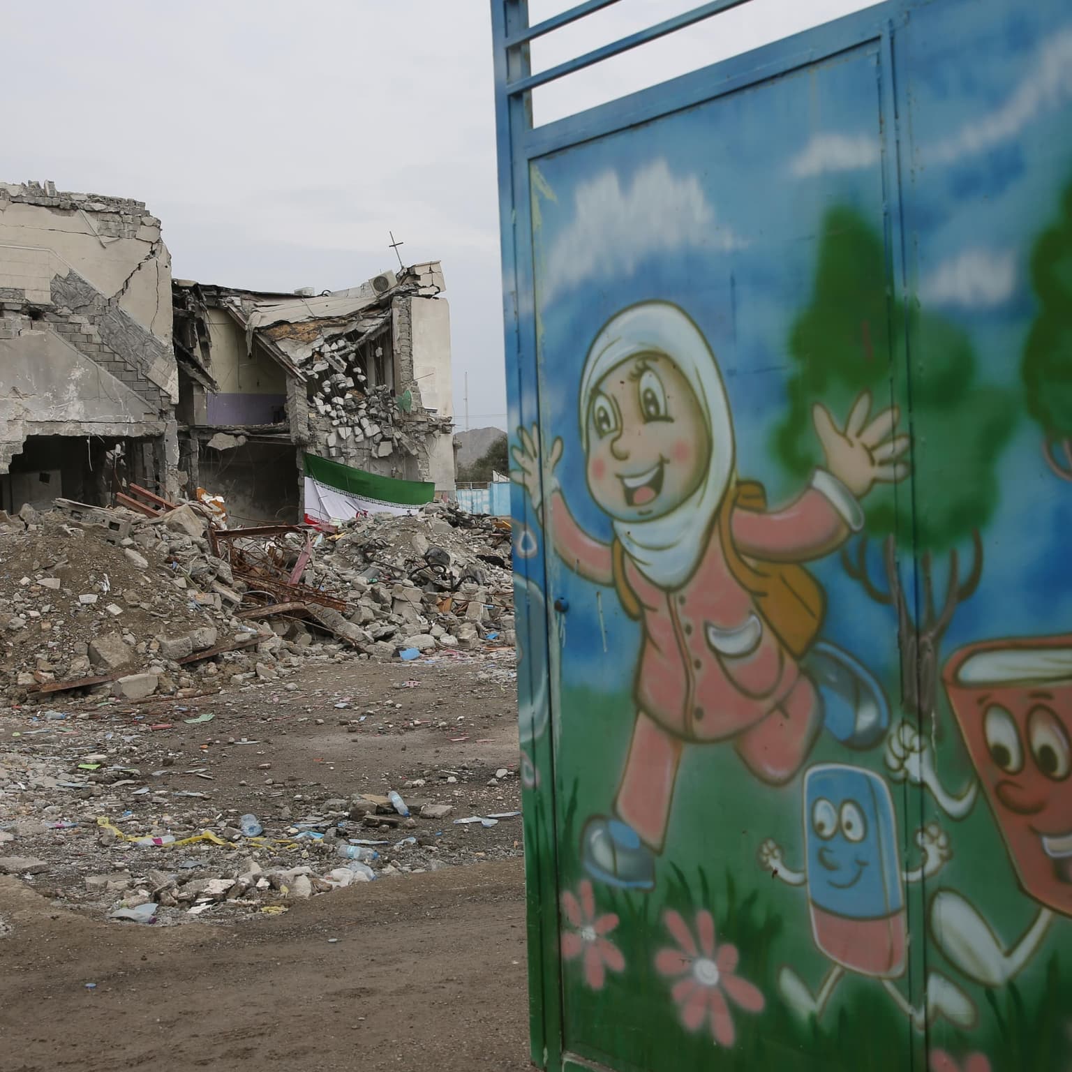 The families torn apart by the Minab school bombing artwork