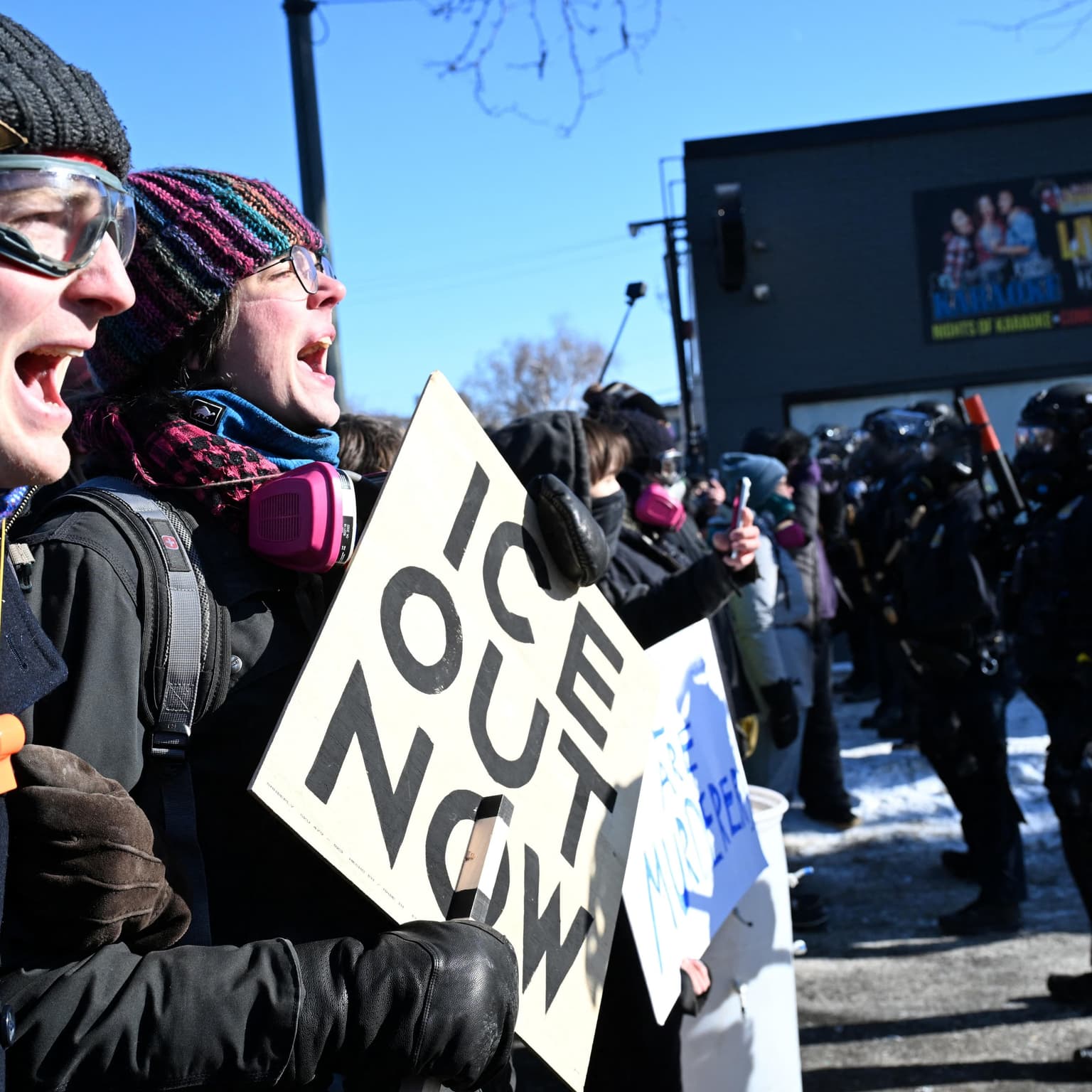 Minneapolis citizens on protecting their neighbours from ICE artwork