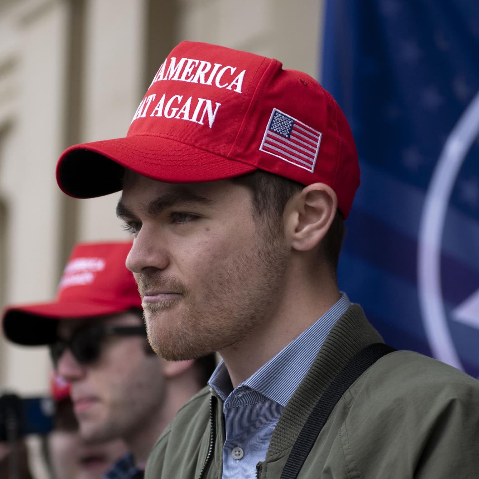The 27-year-old white supremacist radicalising MAGA artwork