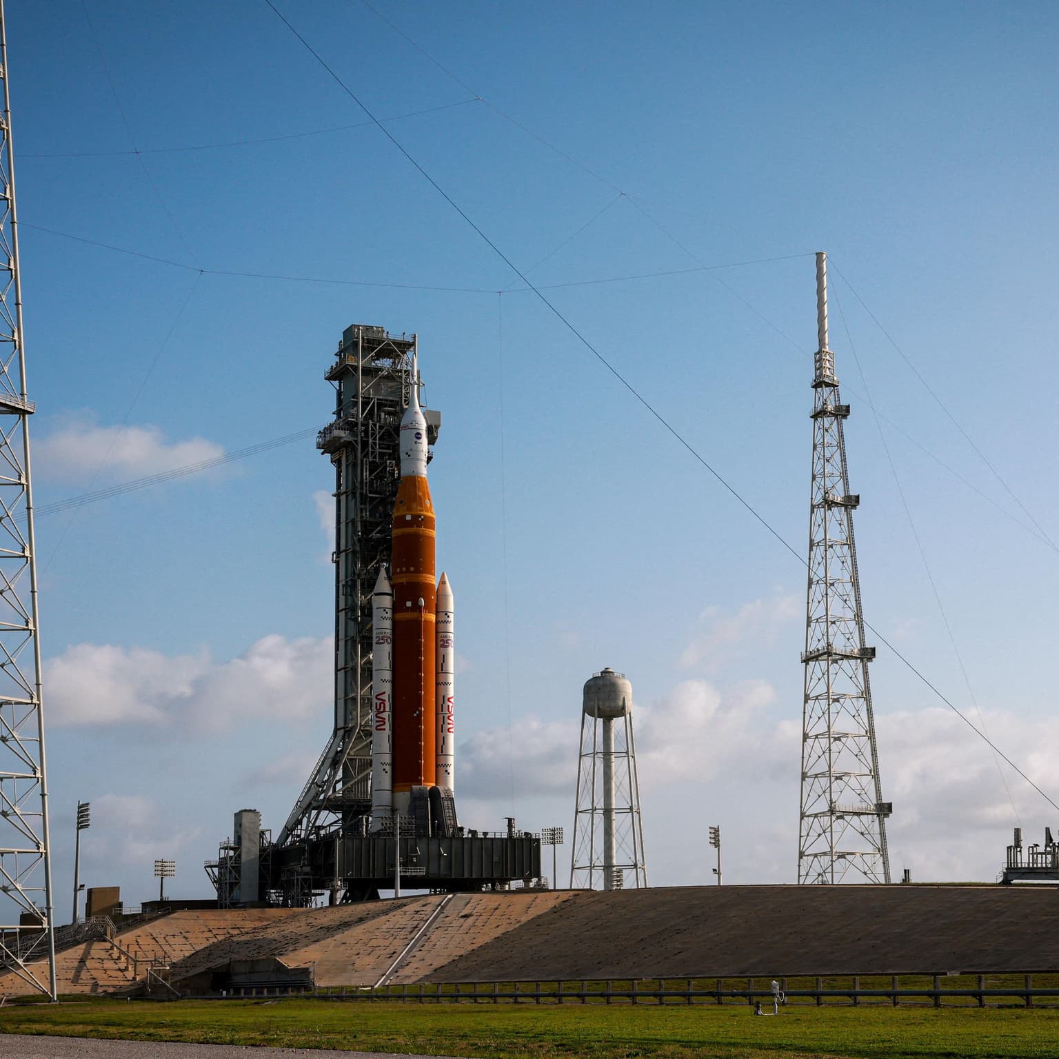Blast off! Nasa goes back to the moon artwork