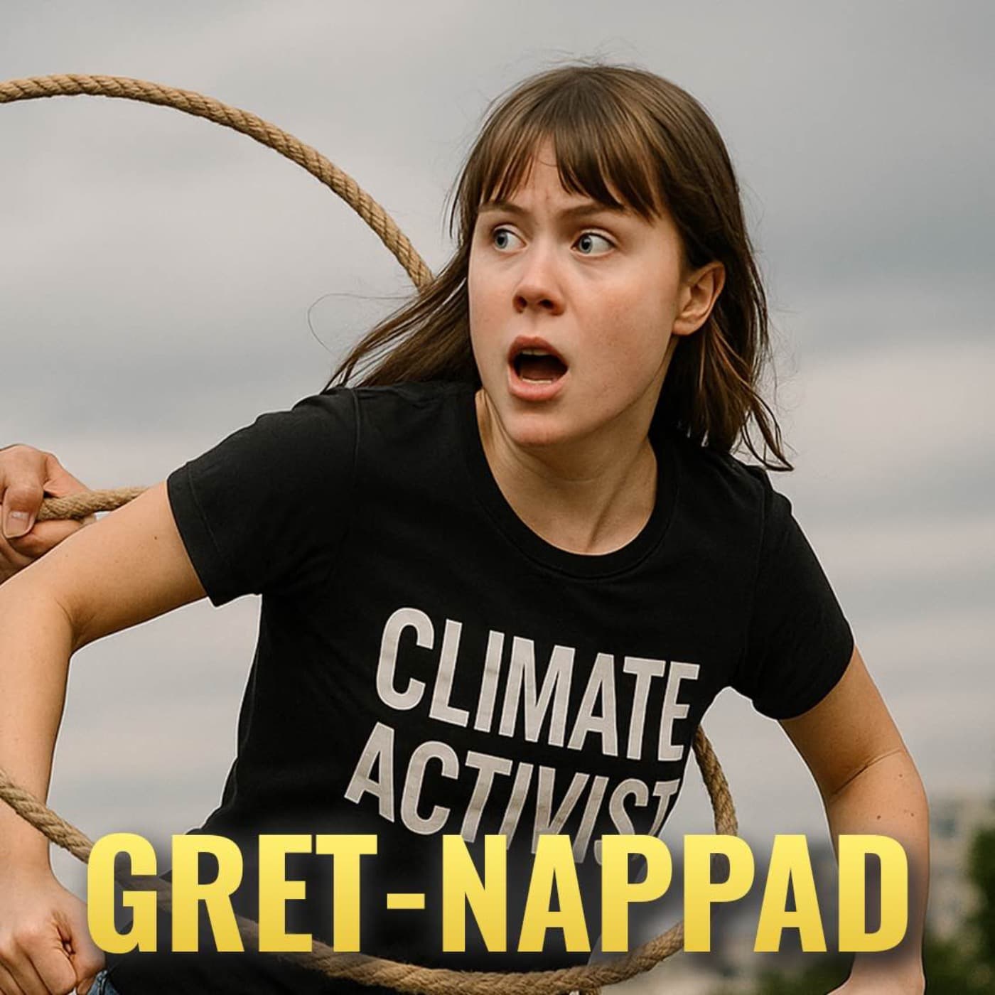 Israel om Greta Thunberg: "Persona Non-Greta" artwork