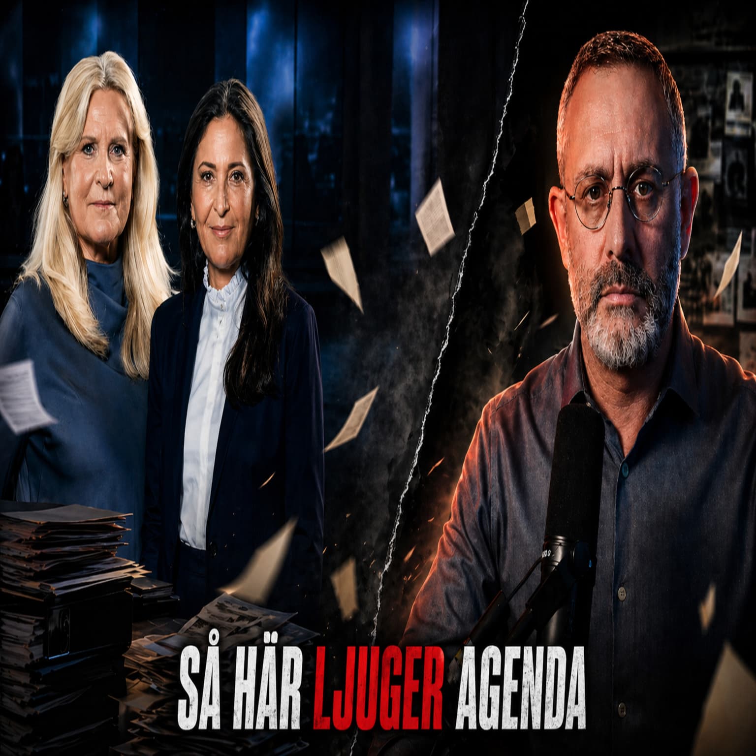 Lögn, förbannad lögn och SVT Agenda artwork