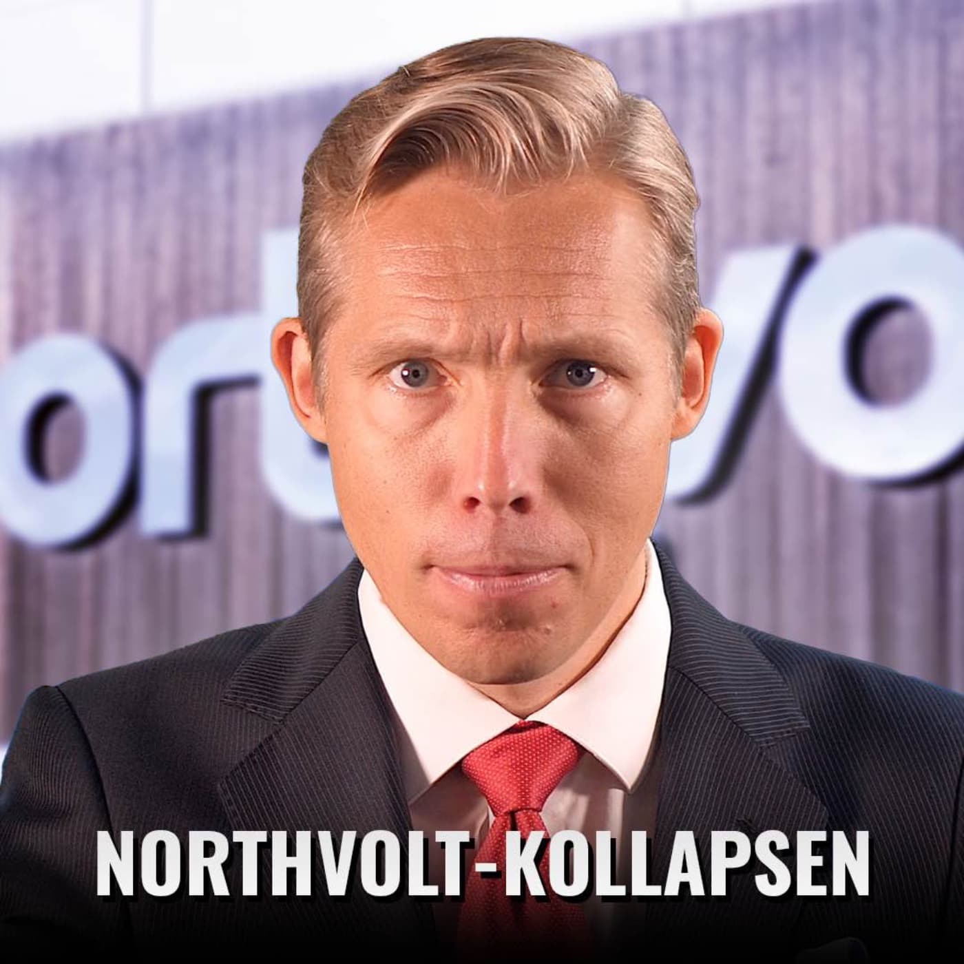Henrik Jönsson om Northvolt med Aron Flam artwork