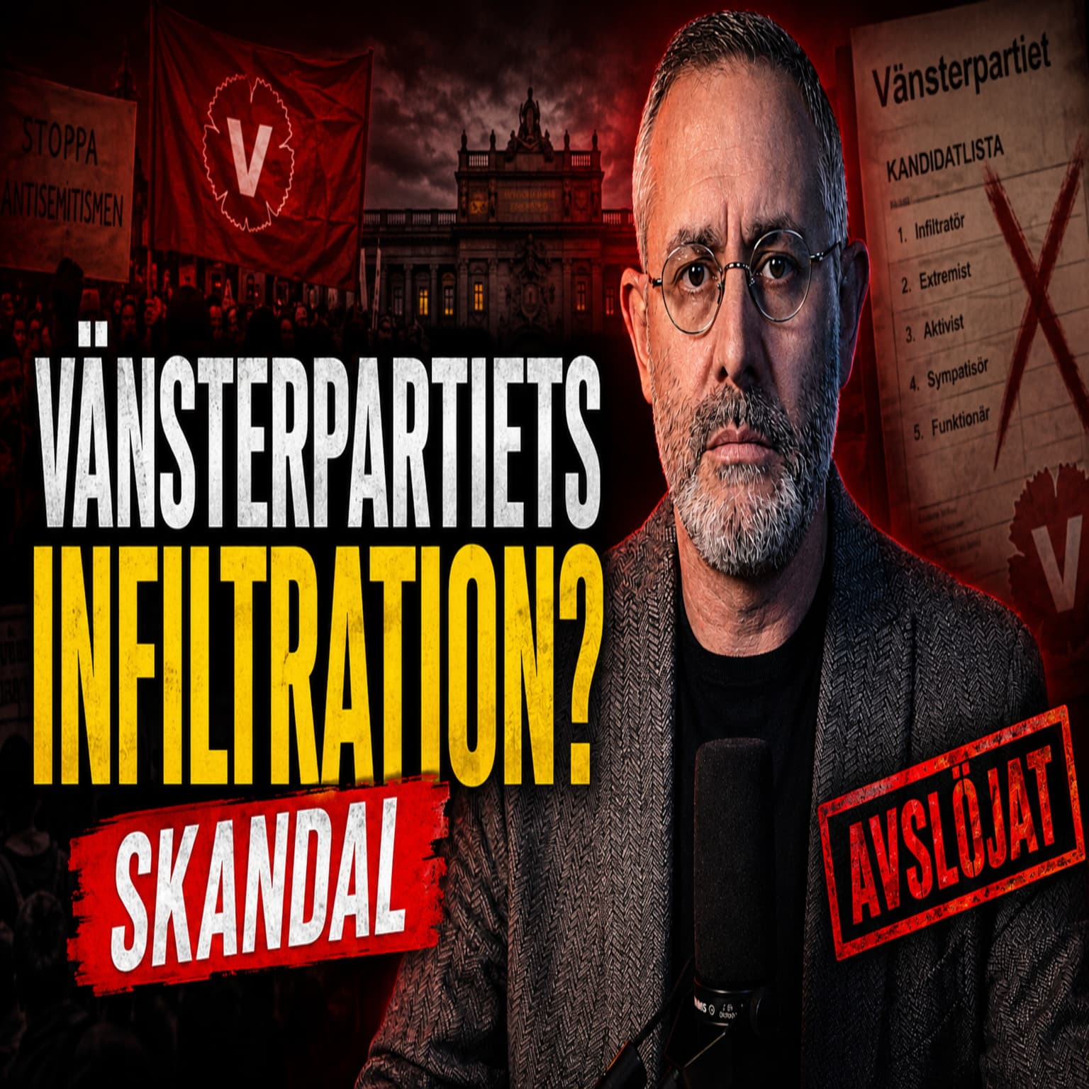 Vänsterpartiet i blåsväder: Antisemitism inom partiet? artwork
