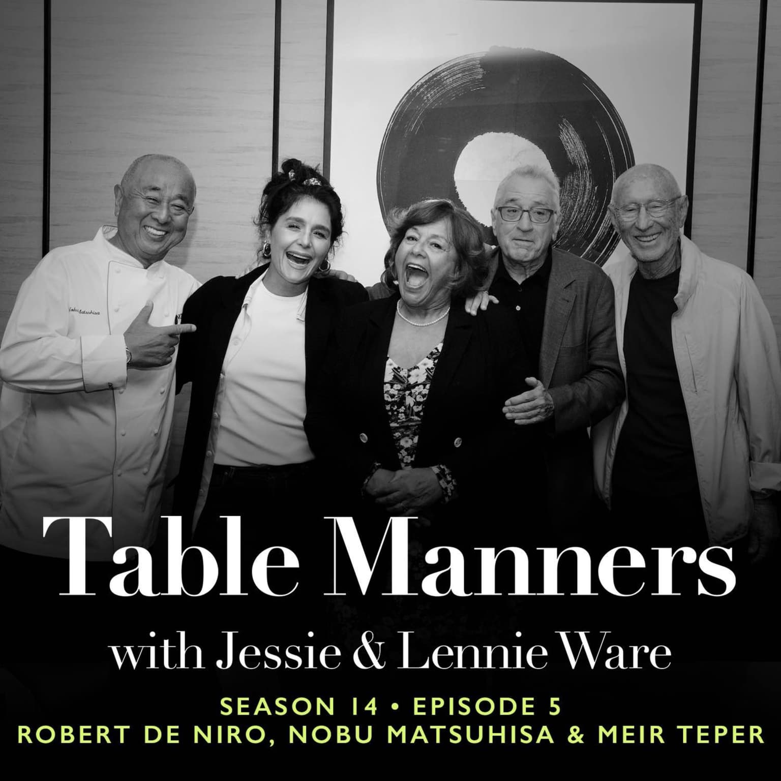 Robert De Niro, Nobu Matsuhisa and Meir Teper artwork