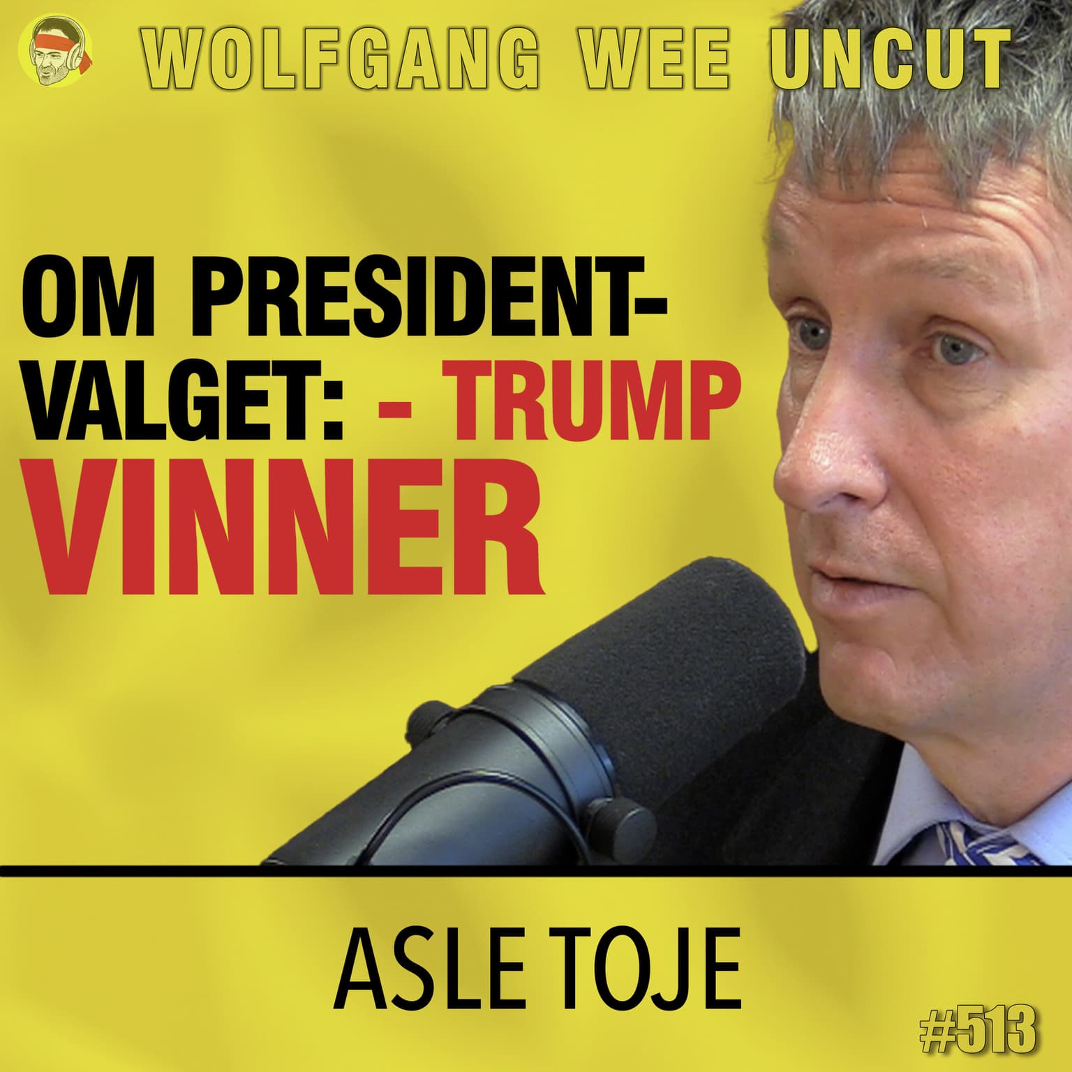 Asle Toje | Storpolitikk: Valget i USA, Hvis Trump Vinner, Krigen i Ukraina, Zelenskyjs Fremtid artwork