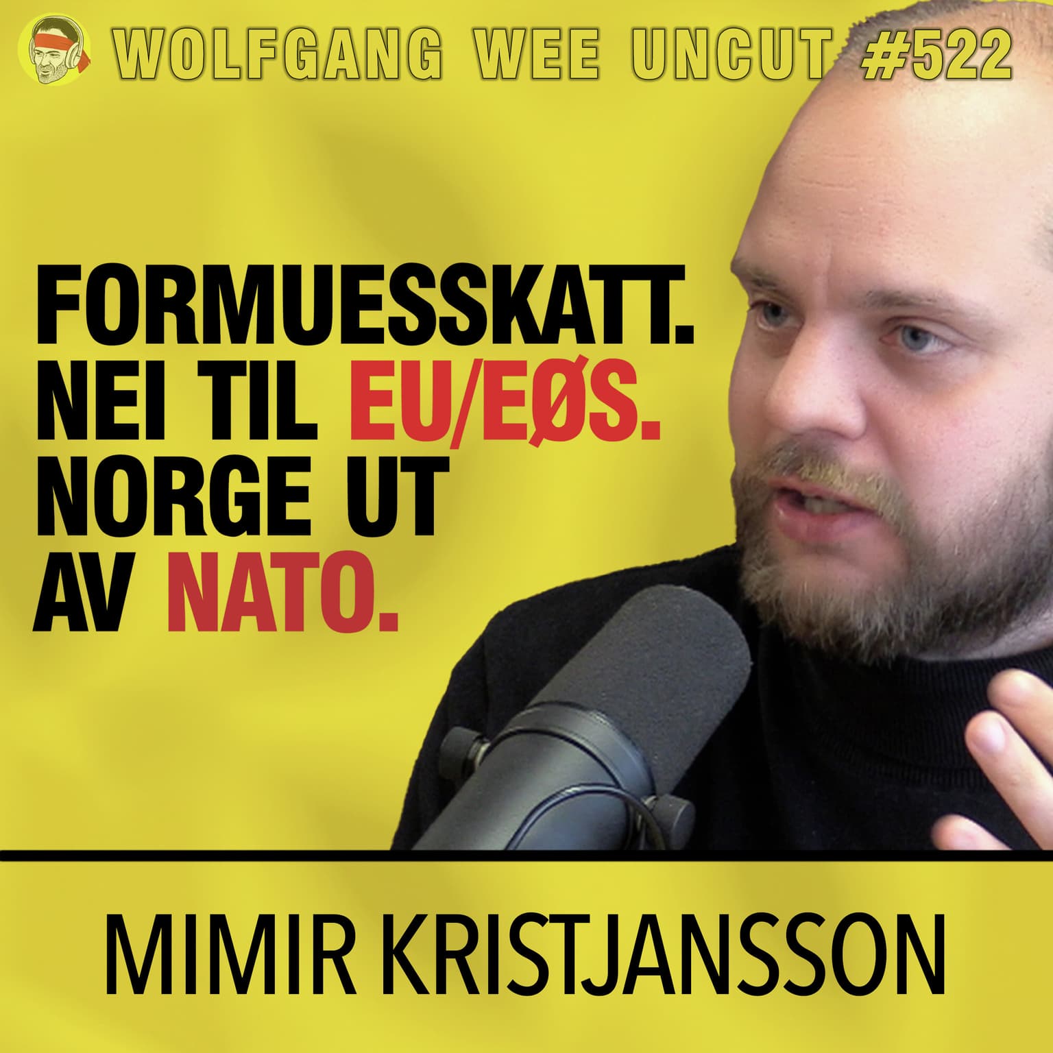 Mimir Kristjansson | Formuesskatt, Lederisme, Nei Til EU, EØS, Offentlig Sløsing, Norsk Politikk, Byråkrati, Ut Av NATO artwork