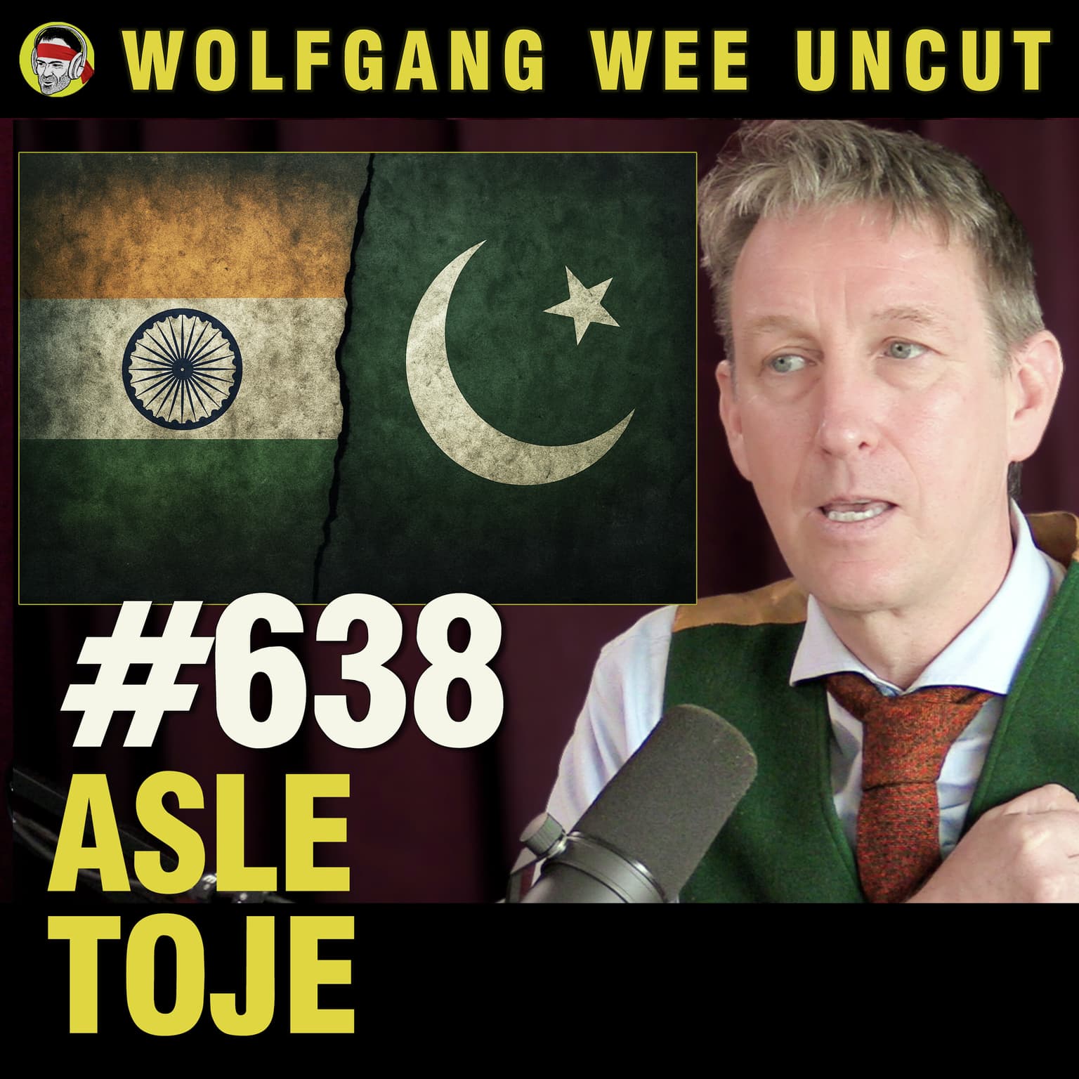 #638 - India vs Pakistan | Historien Bak Konflikten: Kashmir, Atomkrig, Islam vs Hinduisme | Asle Toje artwork