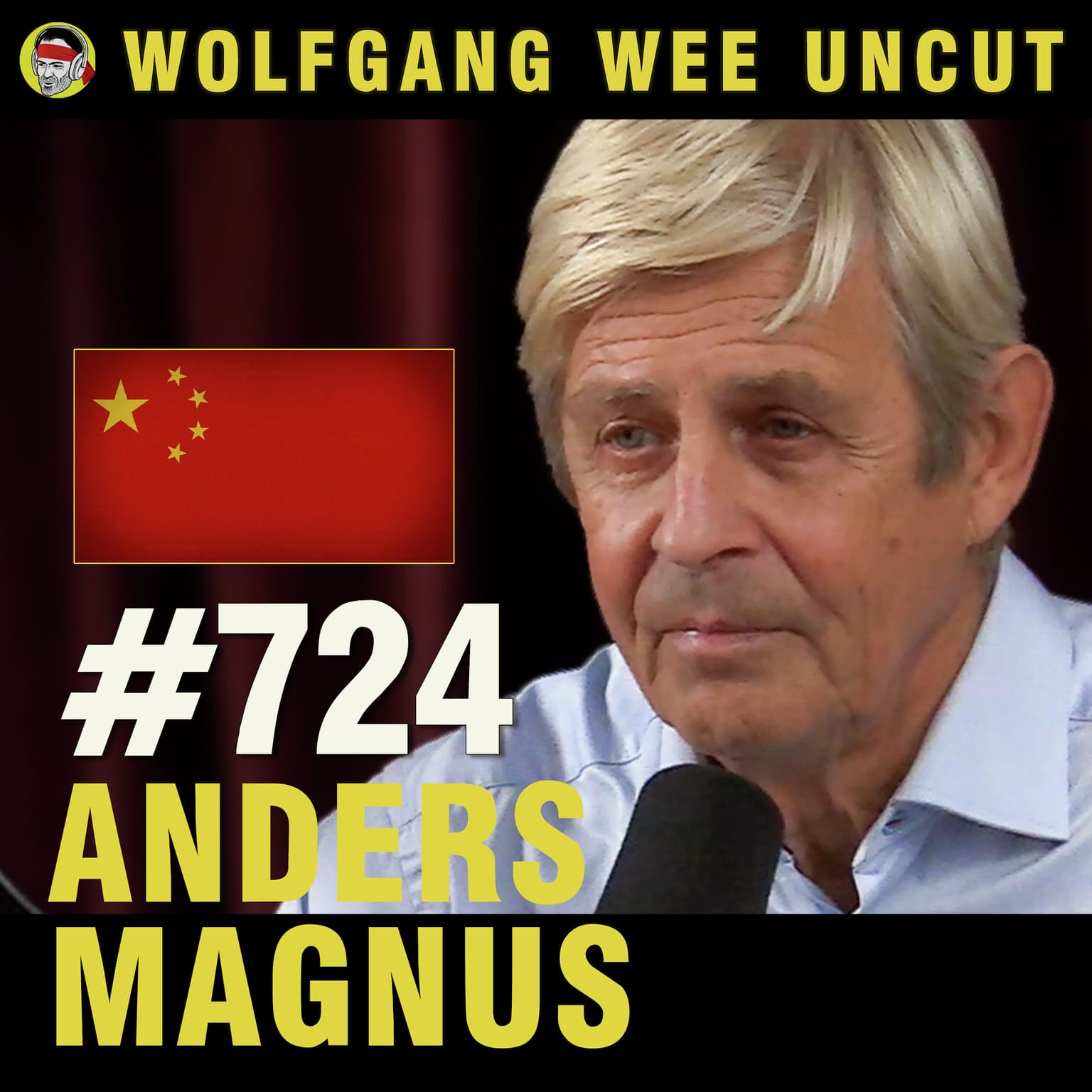 #724 - Anders Magnus | Kina Spesial | Teknologi, Krig, Taiwan, Overvåkning, Sensur, Forholdet til Norge, Kommunismen, Mao, Kulturrevolusjonen, Grønne Skiftet, artwork