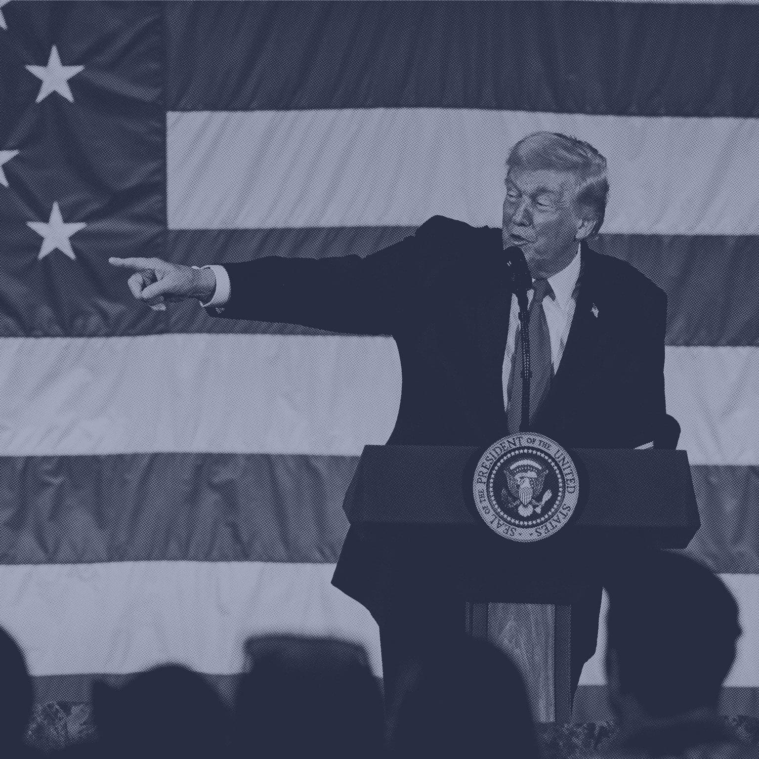 Trump says his administration should pay him billions of dollars artwork