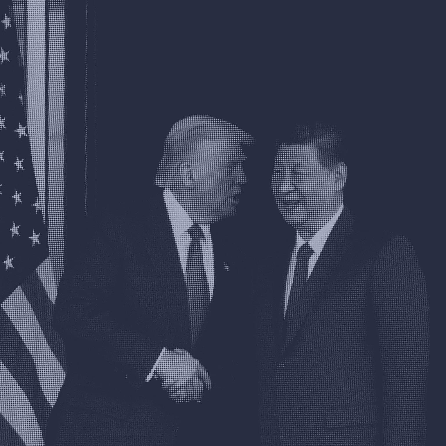 Mr. Trump goes to Beijing artwork
