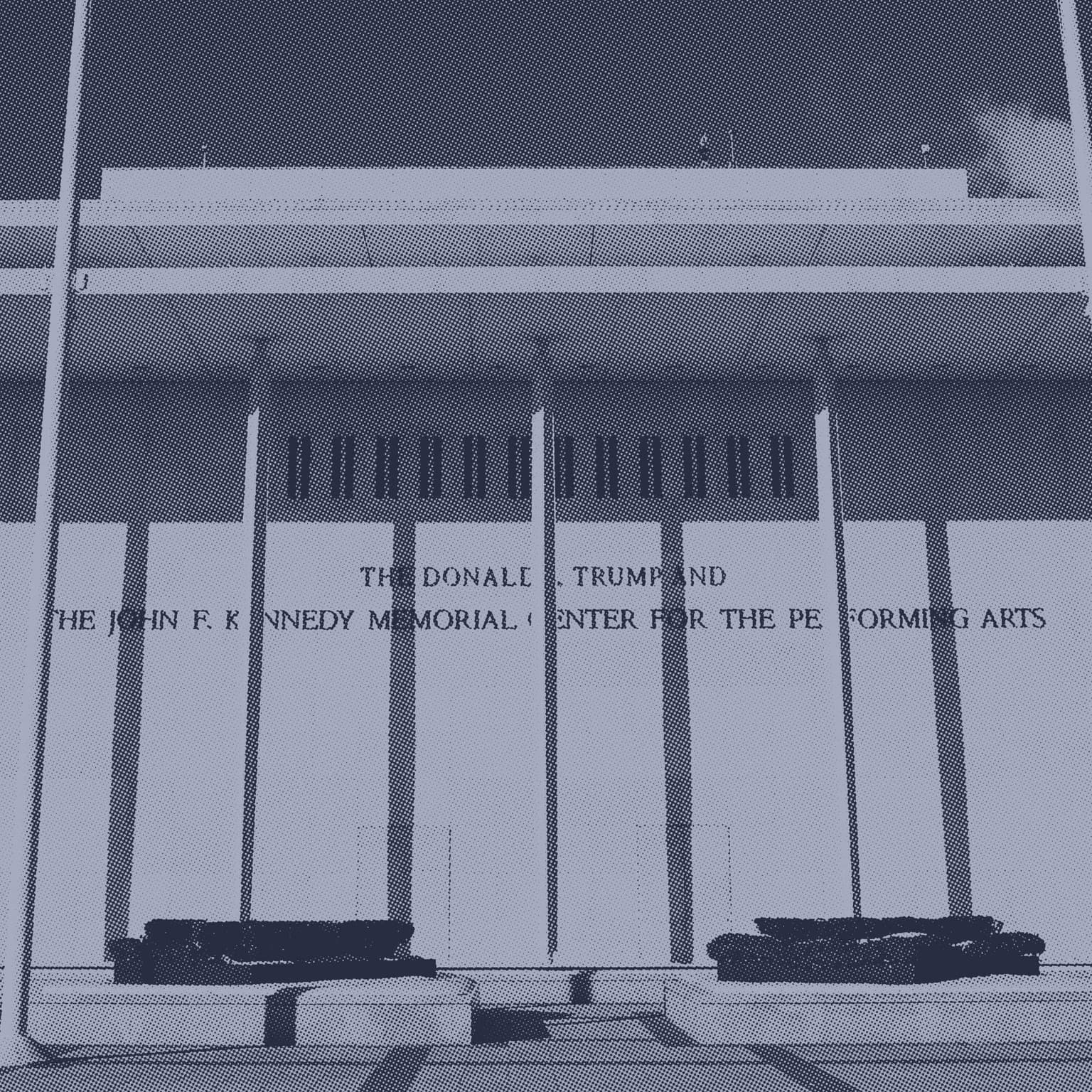 Trump's name and face are on all the things artwork