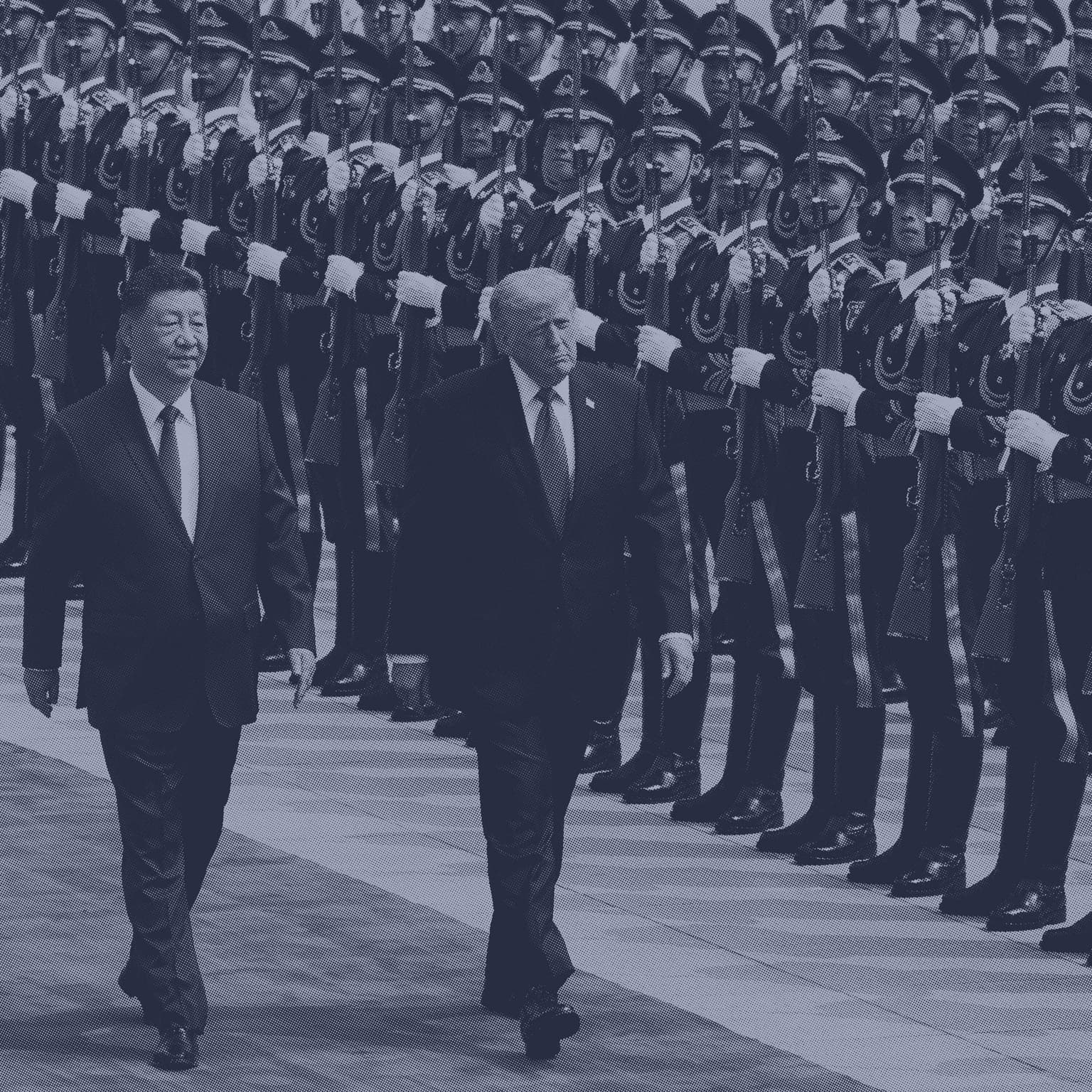 What did Trump accomplish in China? artwork
