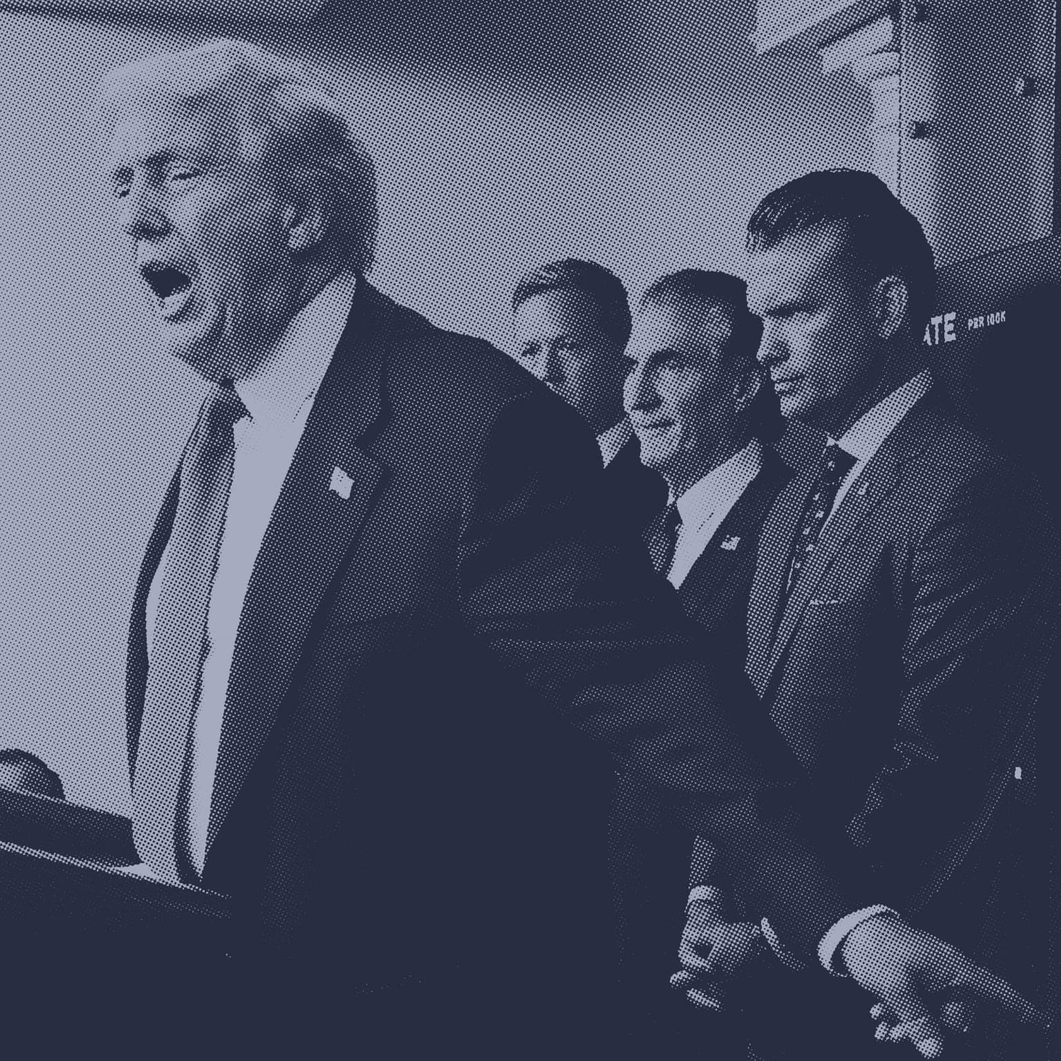 President Trump Asserts Federal Control Of Washington, D.C. artwork