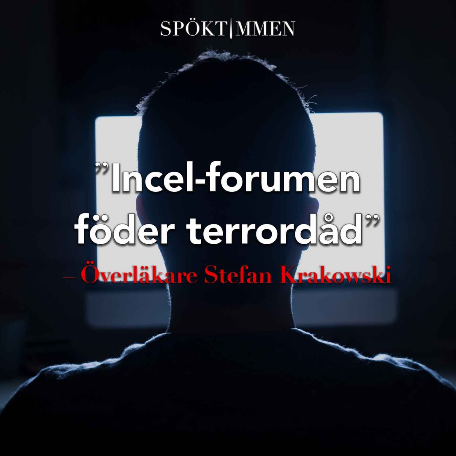 "Incel-forumen föder terrordåd" – Överläkare Stefan Krakowski artwork