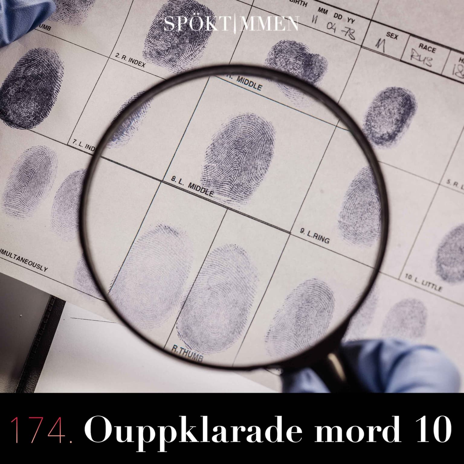 174. Ouppklarade mord 10 artwork