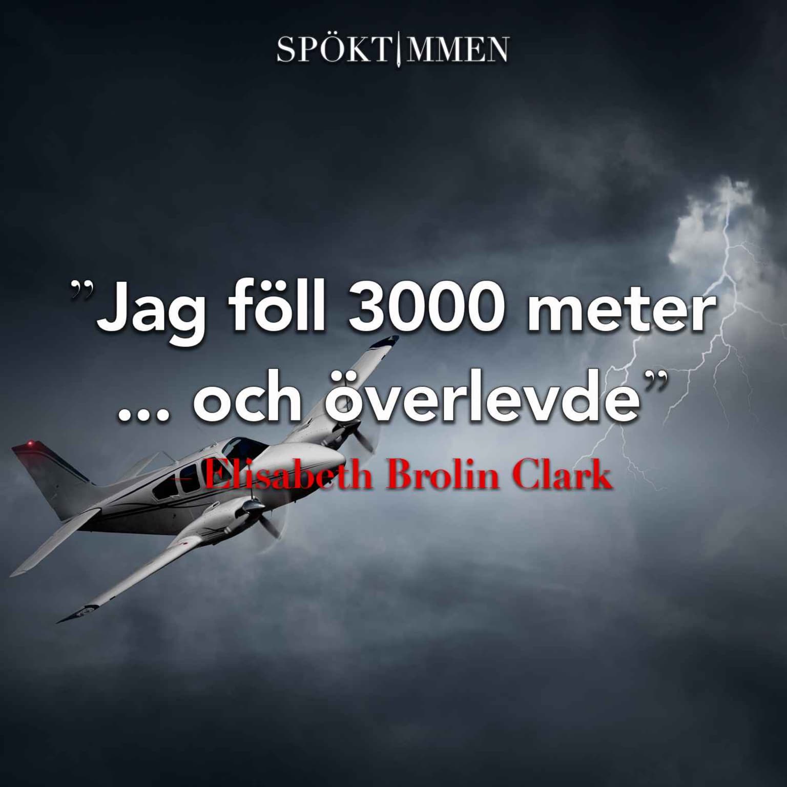 "Jag föll 3000 meter och överlevde" – Elisabeth Brolin Clark om flygkraschen 1980 artwork