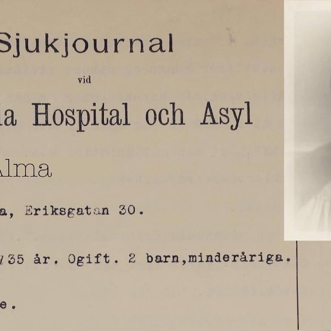 Alma låstes in på hospitalet artwork