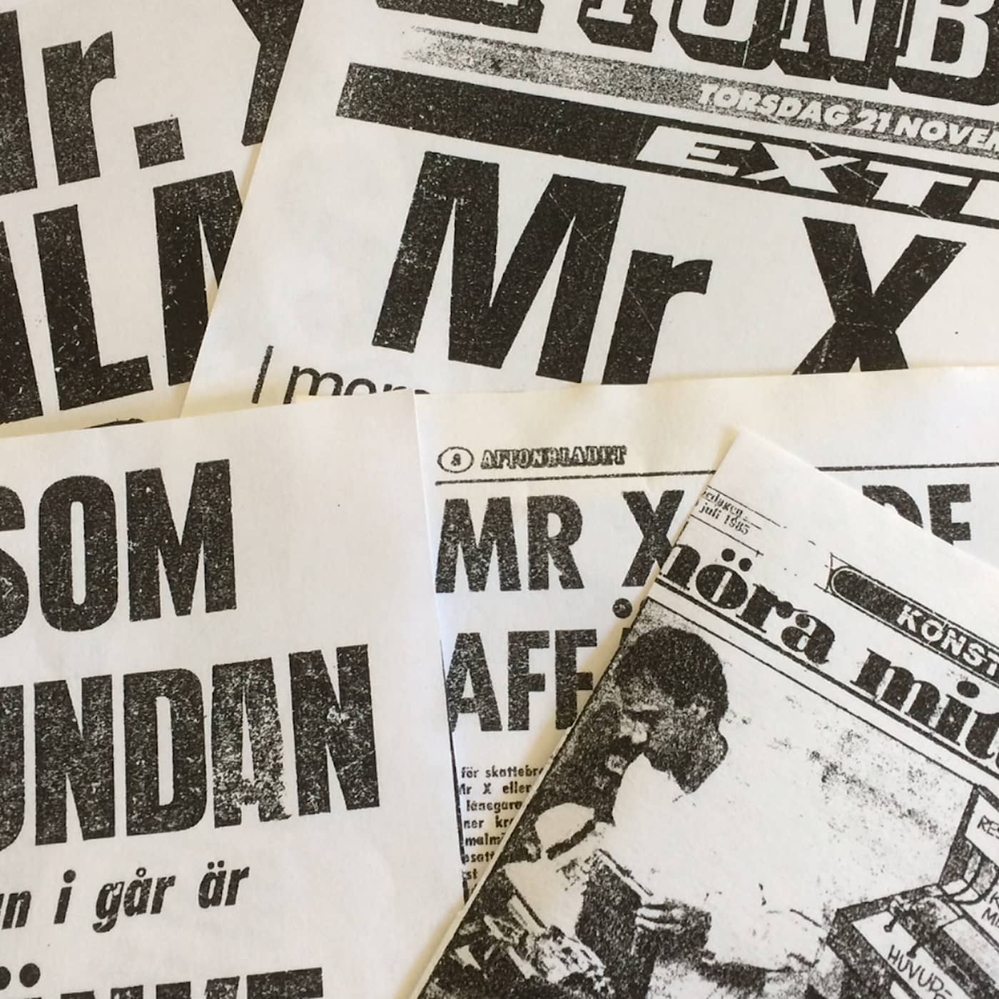 Mr X. Del 1 av 2. artwork