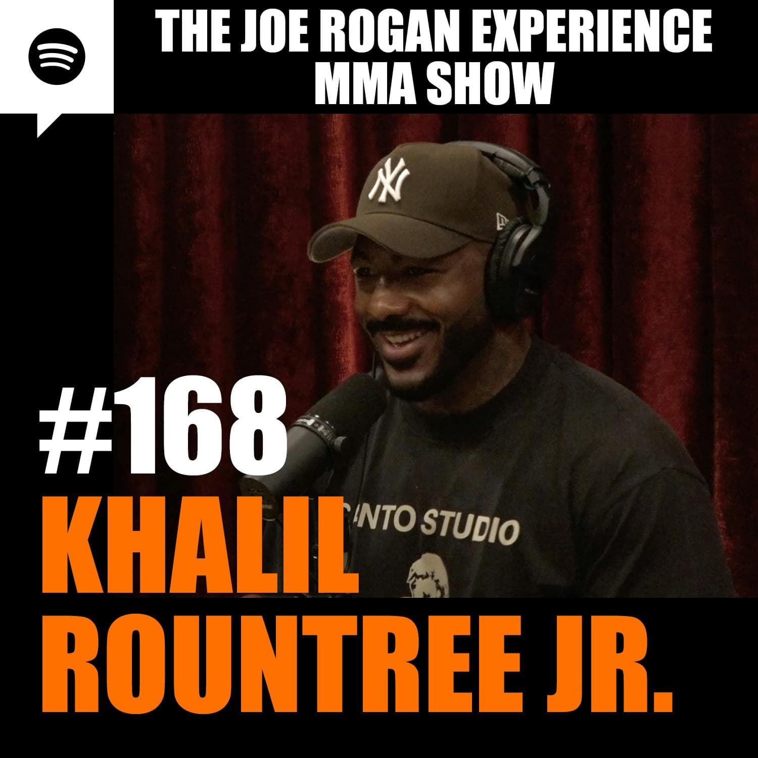 JRE MMA Show #168 with Khalil Rountree Jr. artwork