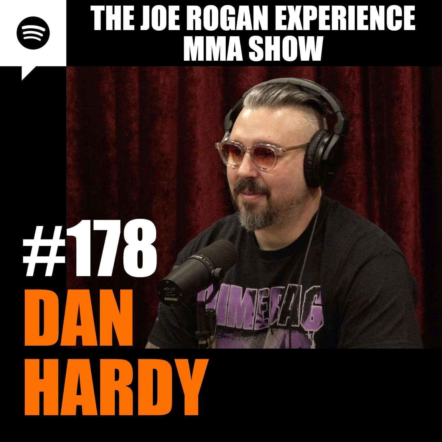 JRE MMA Show #178 with Dan Hardy artwork