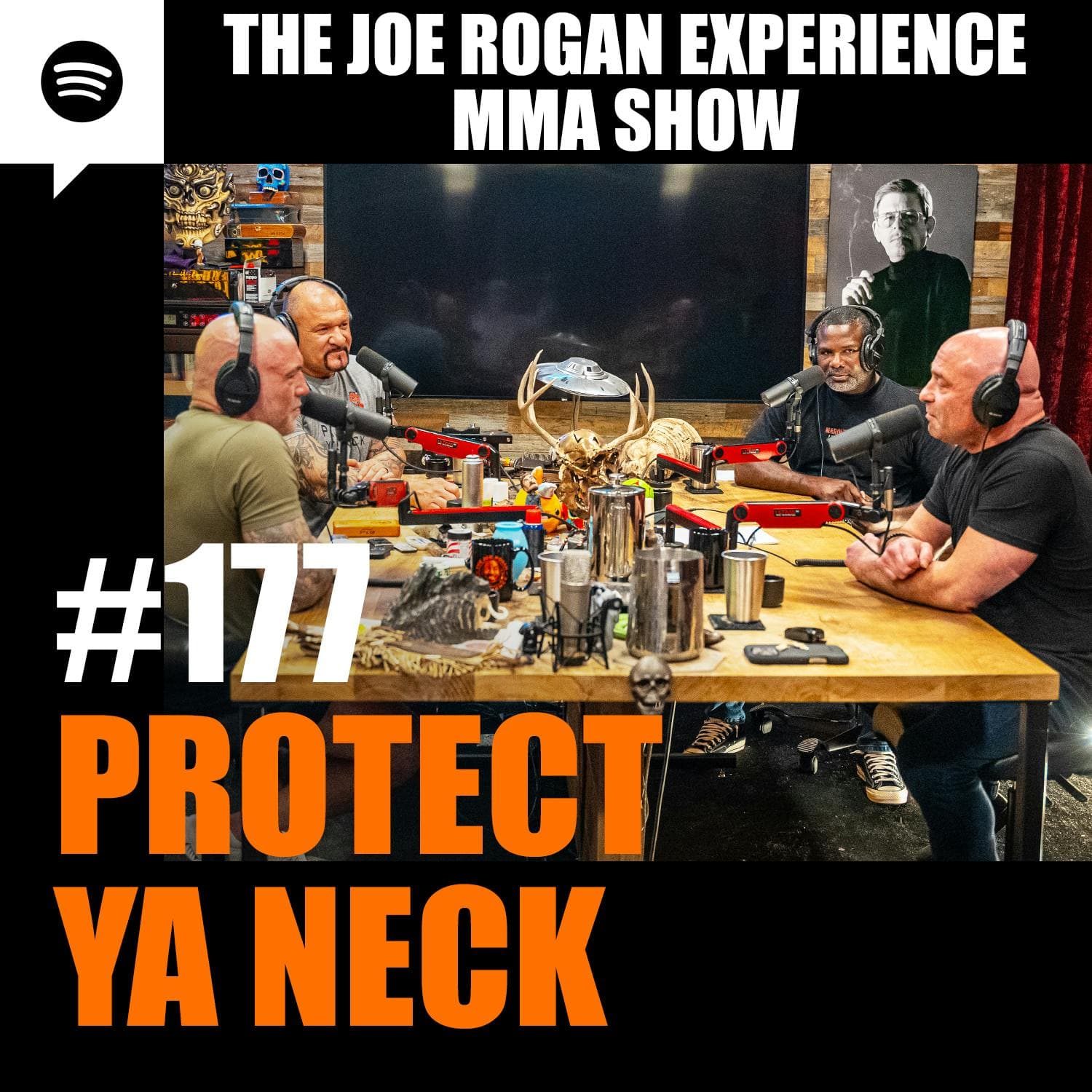 JRE MMA Show #177 - Protect Ya Neck artwork
