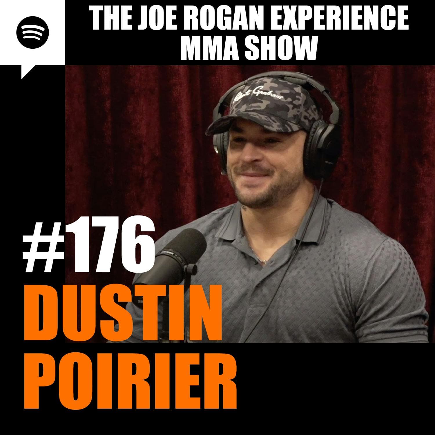 JRE MMA Show #176 with Dustin Poirier artwork