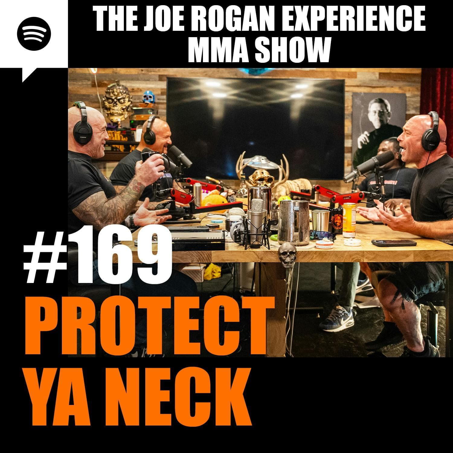 JRE MMA Show #169 - Protect Ya Neck artwork
