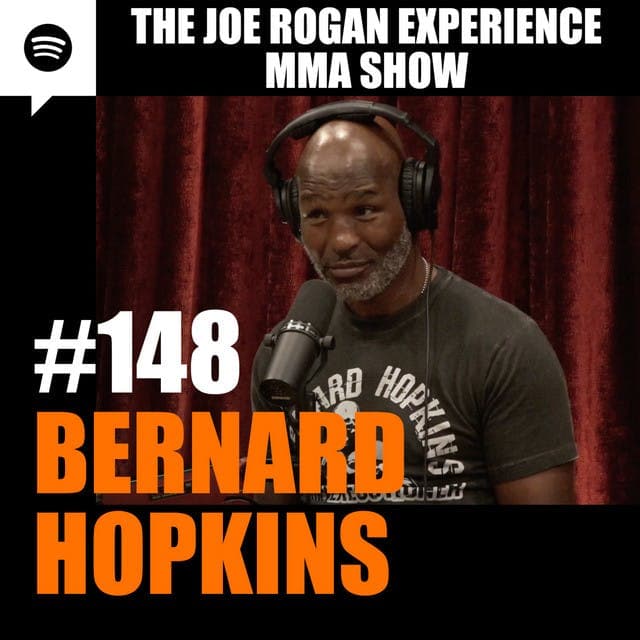 JRE MMA Show #148 with Bernard Hopkins artwork