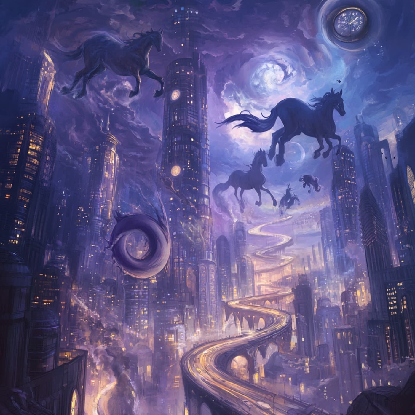 Som en häst travar artwork
