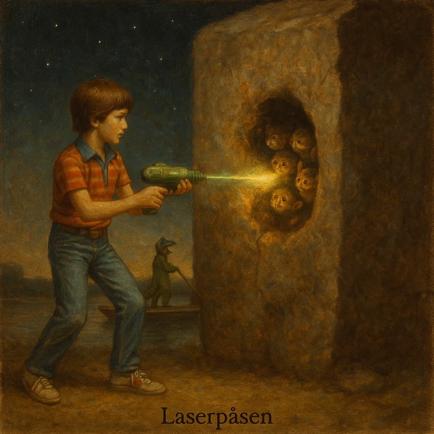 Laserpåsen artwork