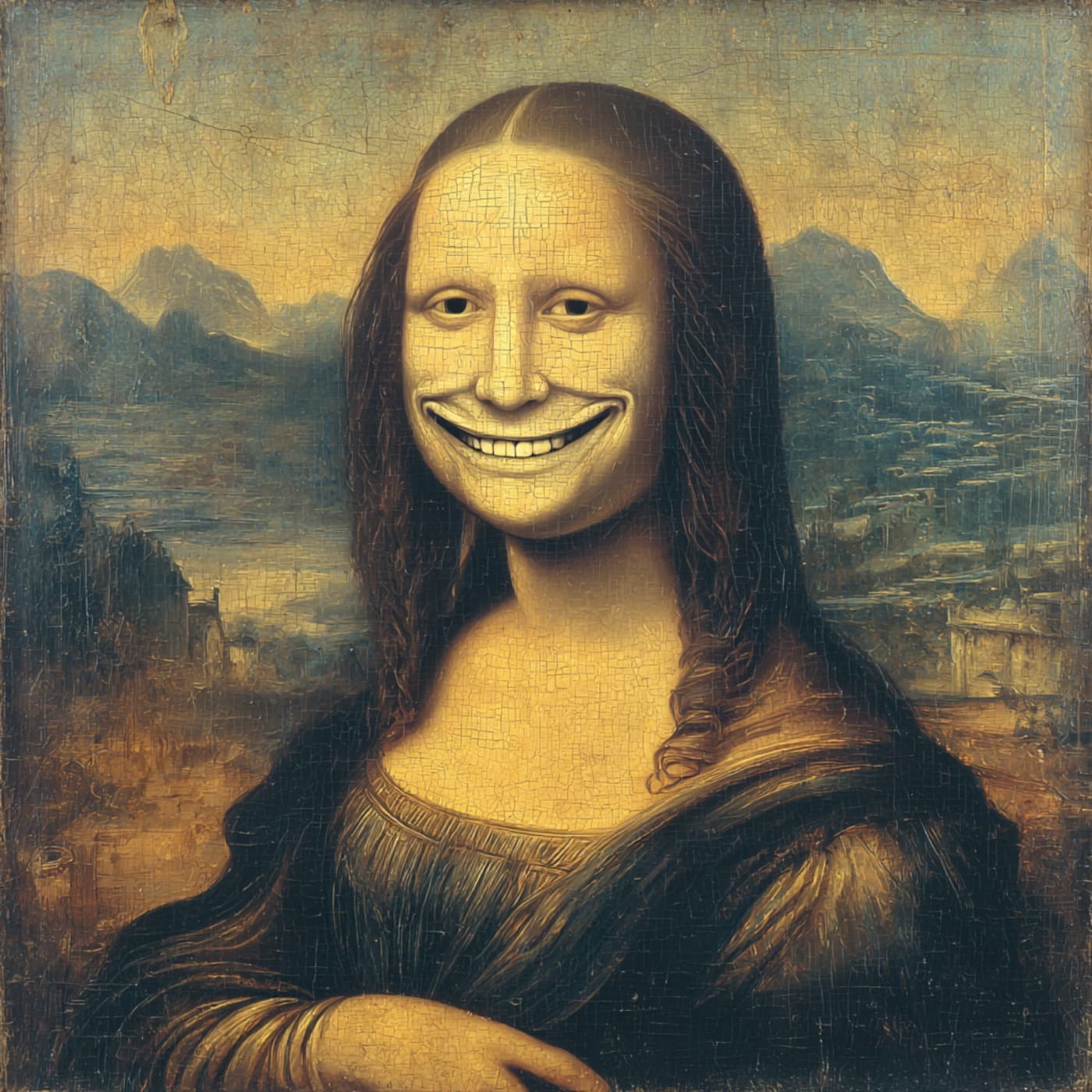 Den riktiga Mona Lisa artwork