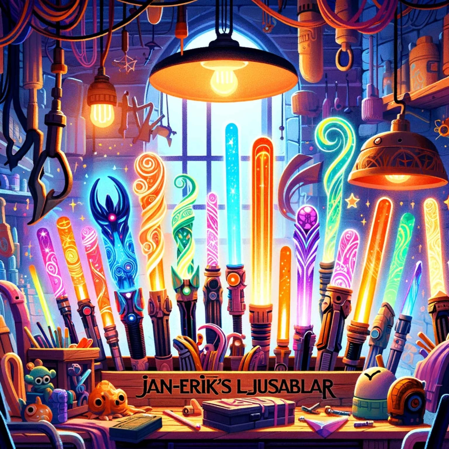 Jan-Eriks Ljussablar artwork
