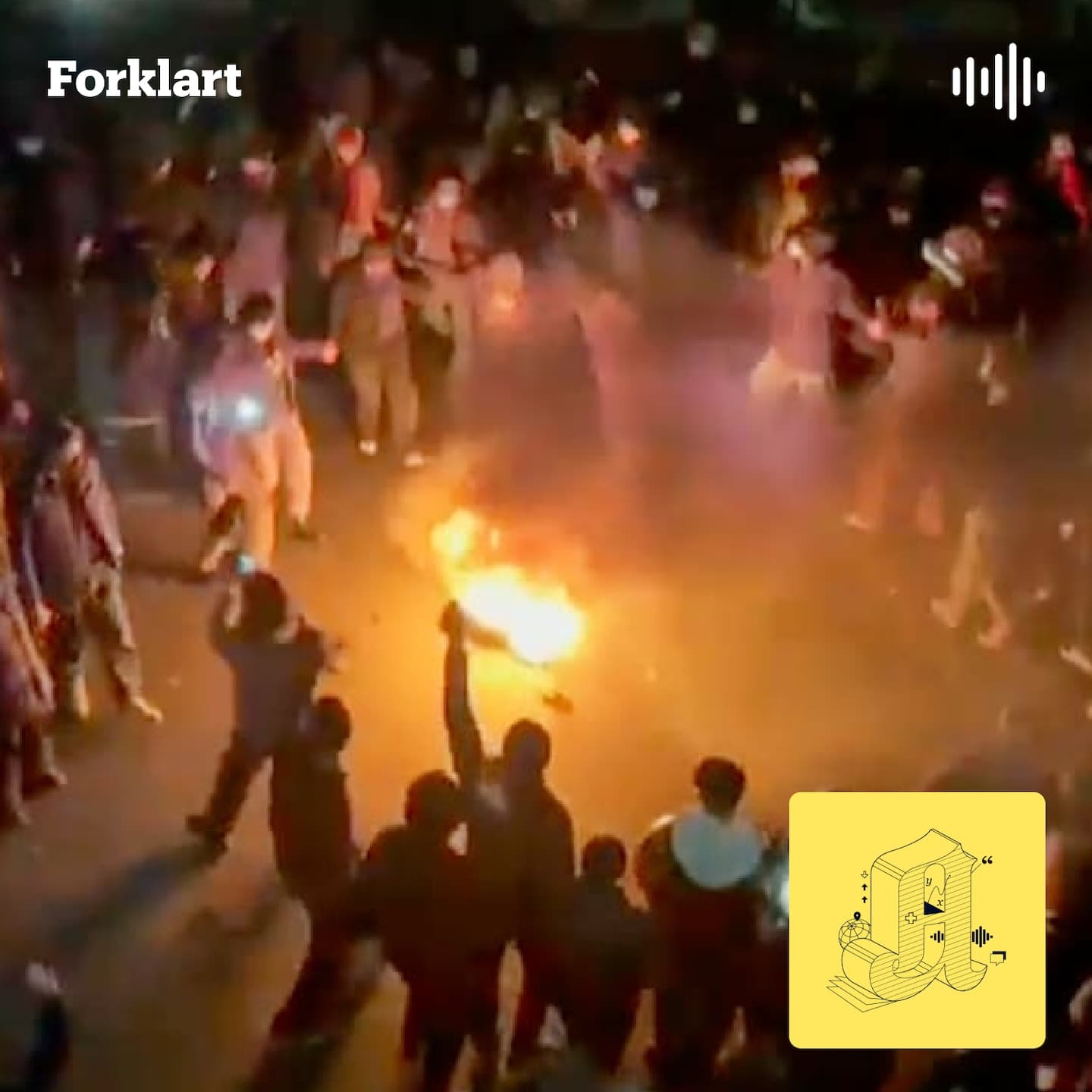 Hva skjedde da Iran var mørklagt? artwork