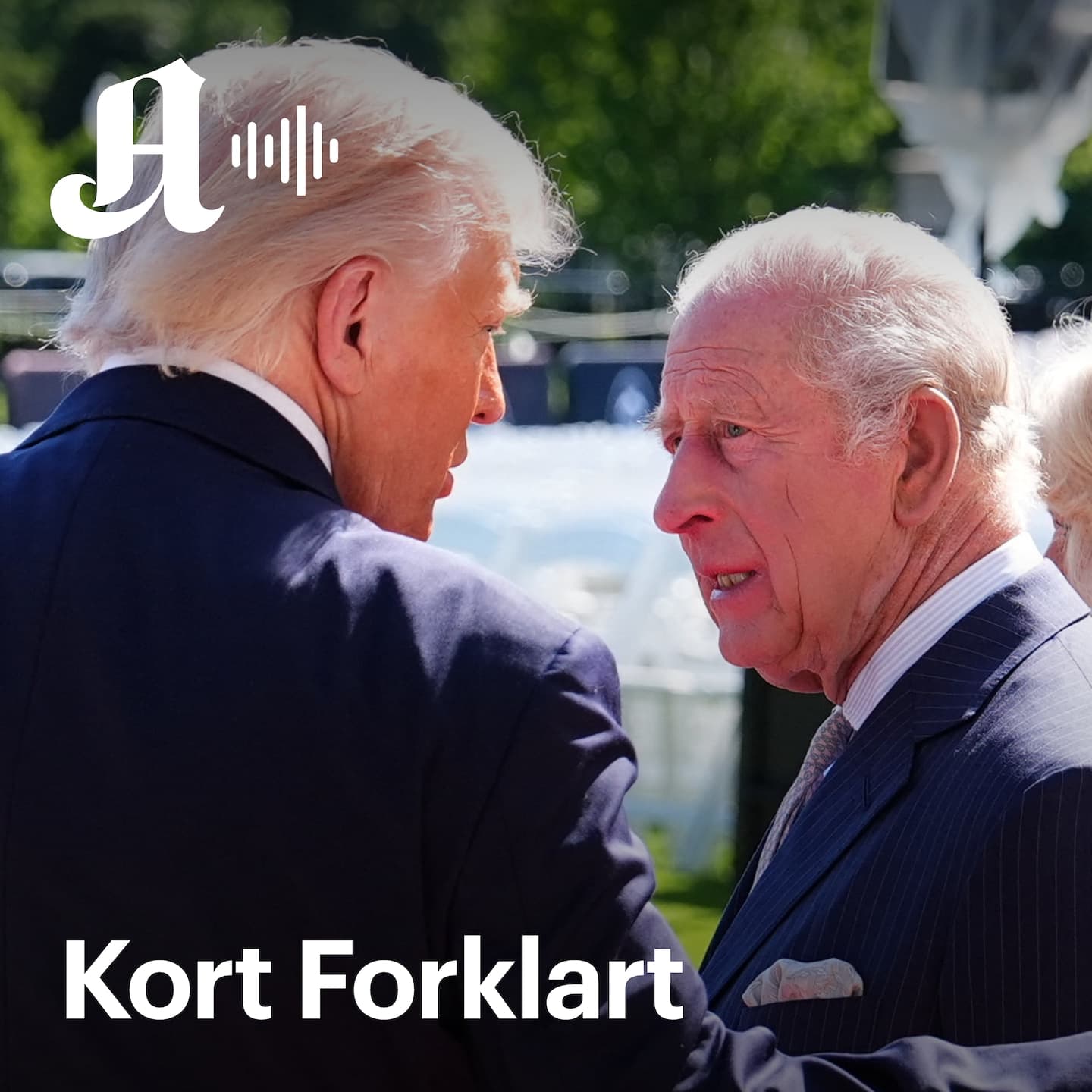 Kort Forklart: Kan kong Charles redde forholdet til USA? Og ny organisasjon bryter med kronprinsesse Mette-Marit. artwork