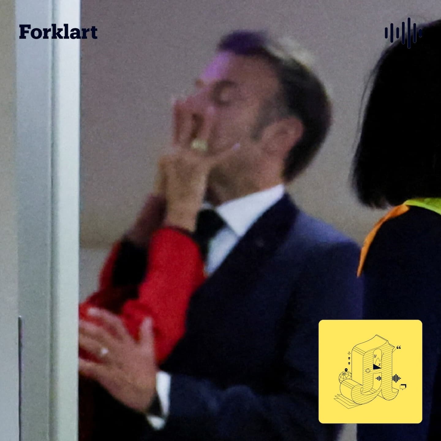 Kona dyttet Macron. Så eksploderte internett. artwork