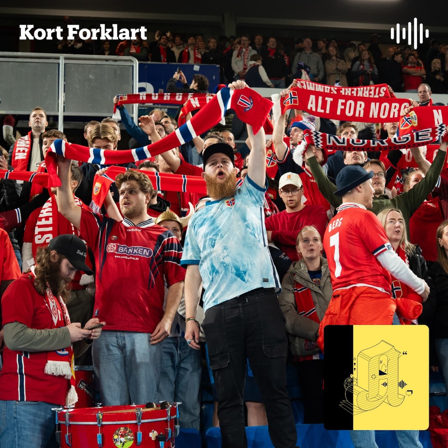 Kort Forklart: Flere menn sjekker testonivået og Norge i VM-rus artwork