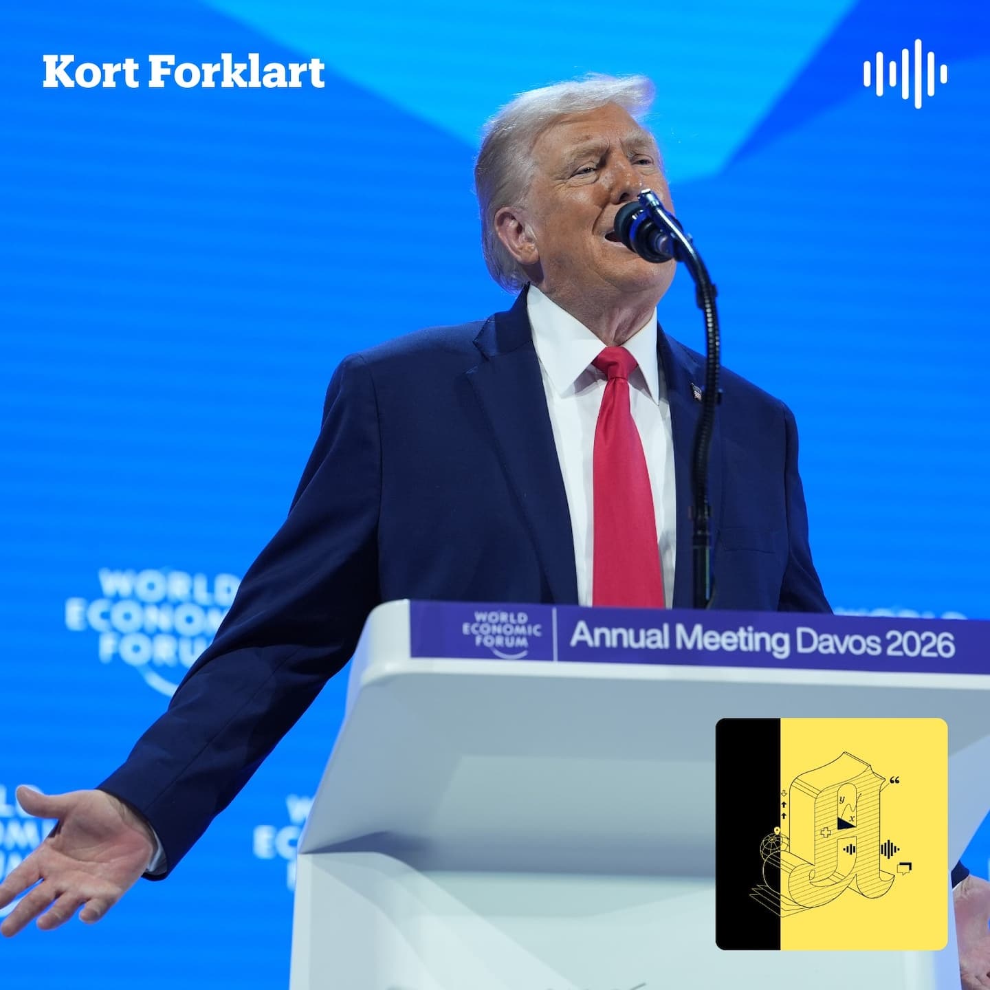 Kort Forklart: Trump talte i Europa og kom med nye krav om Grønland artwork