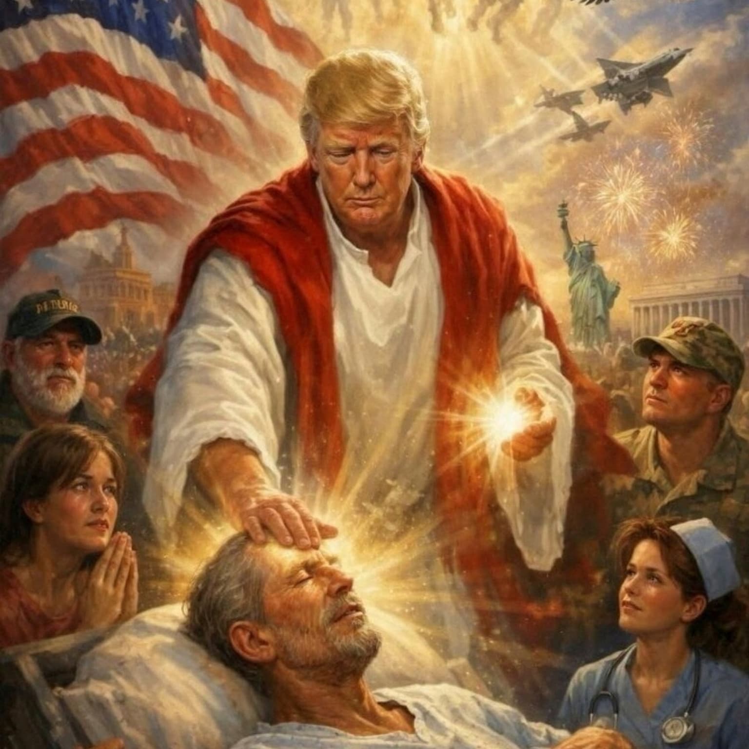 Er Trumps guddommelige image ved at slå revner? artwork