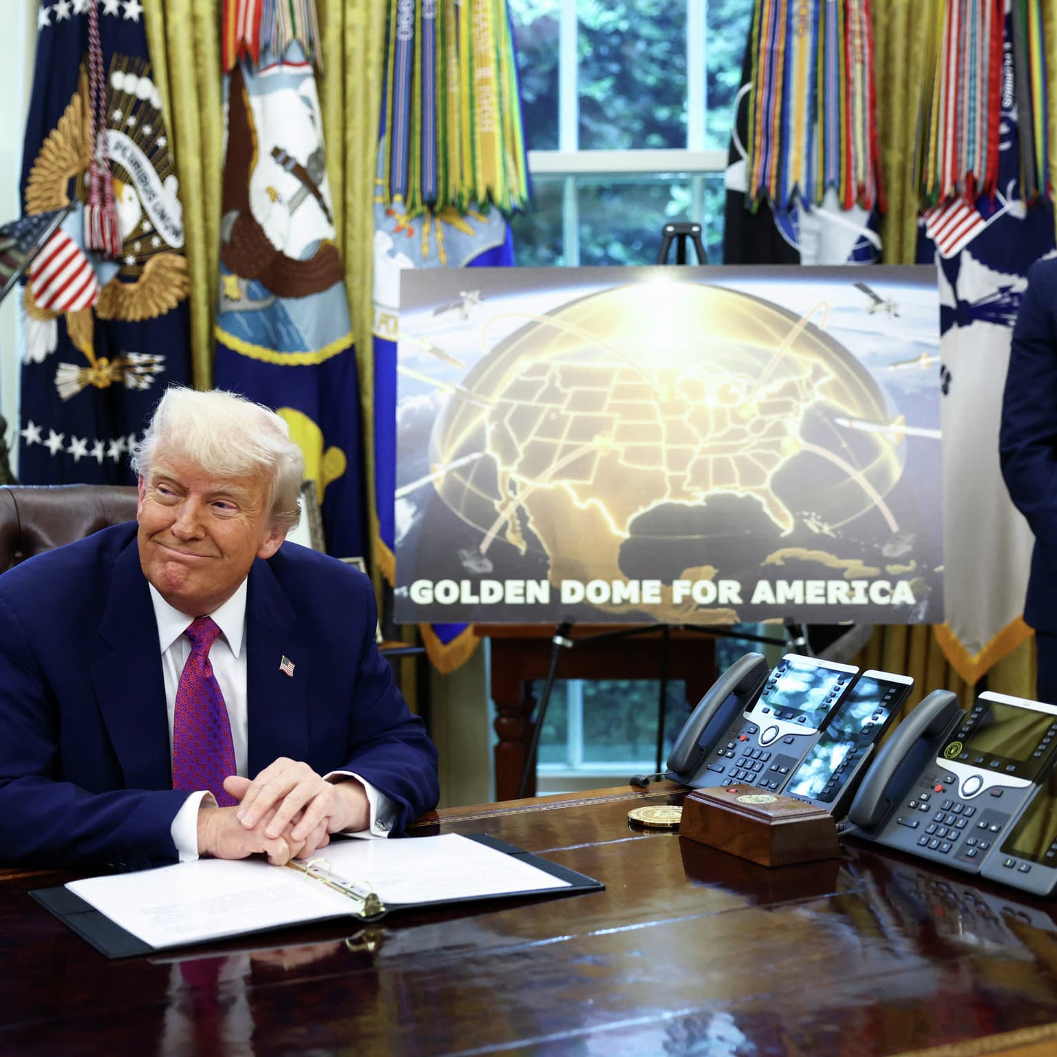 Trumps gyldne kuppel varsler ny form for stjernekrig artwork