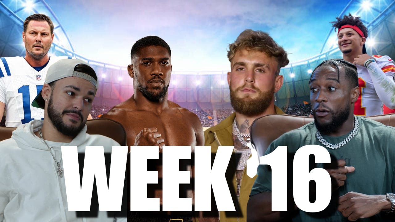 WEEK 16 PICKS & PREVIEW + TALKING JAKE PAUL VS ANTHONY JOSHUA artwork