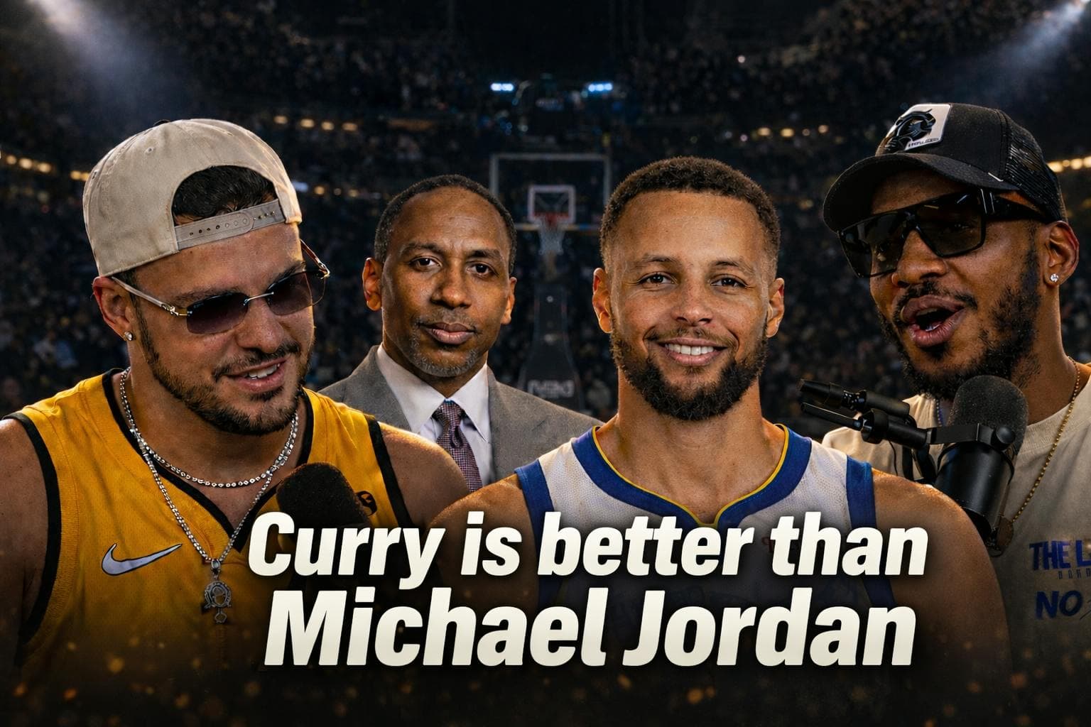 Stephen A Smith’s Nephew Josh Declares Steph As The GOAT and Guarantees A Knicks Ring artwork